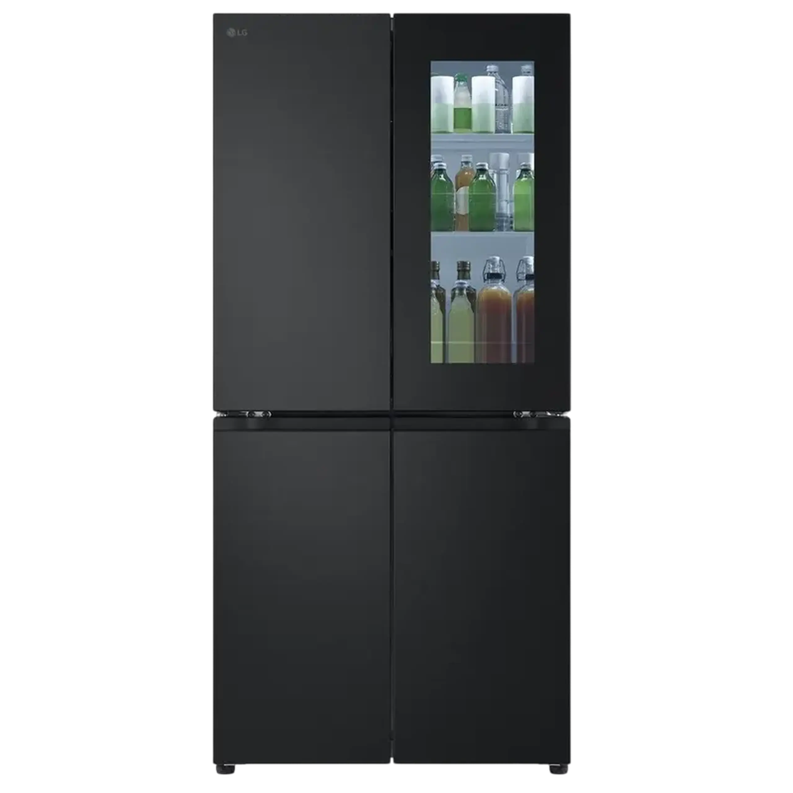 Frigider LG GMV860EPDE, InstaView Door-in-Door™, Negru