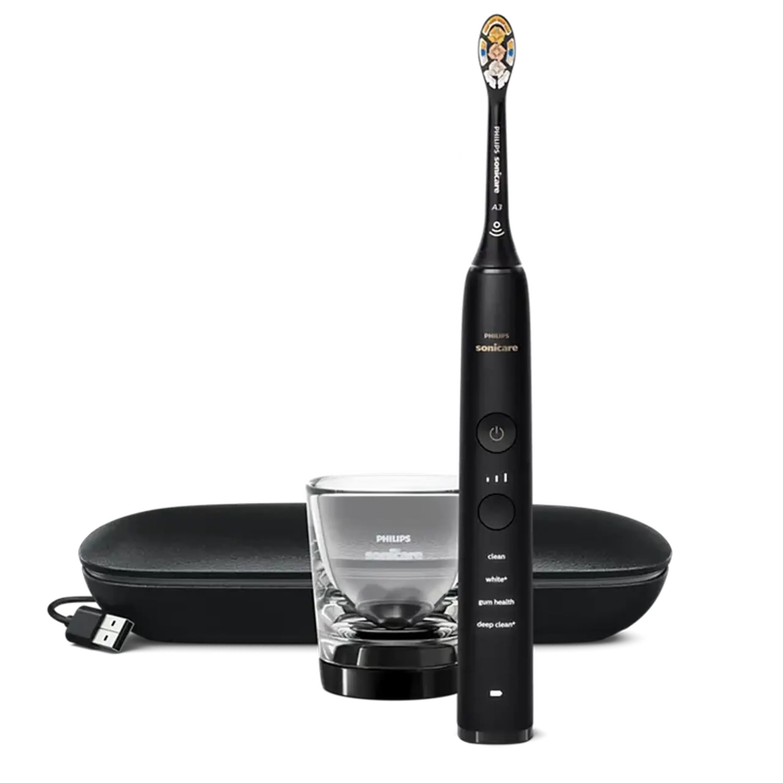 Periuța de dinți electrică sonică Philips HX9911/17, Negru