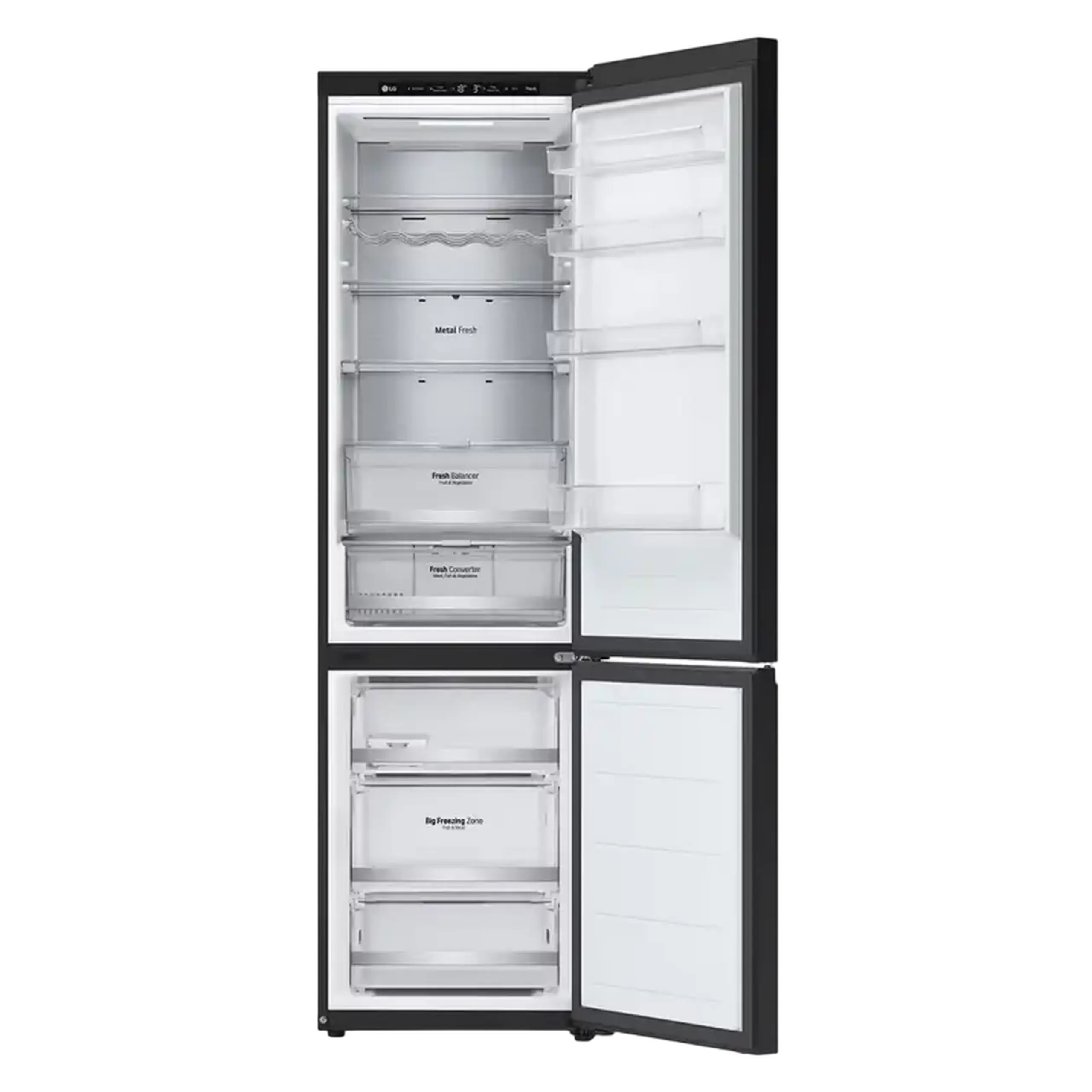 Frigider LG GBB72BM9DQ, DoorCooling+, Negru