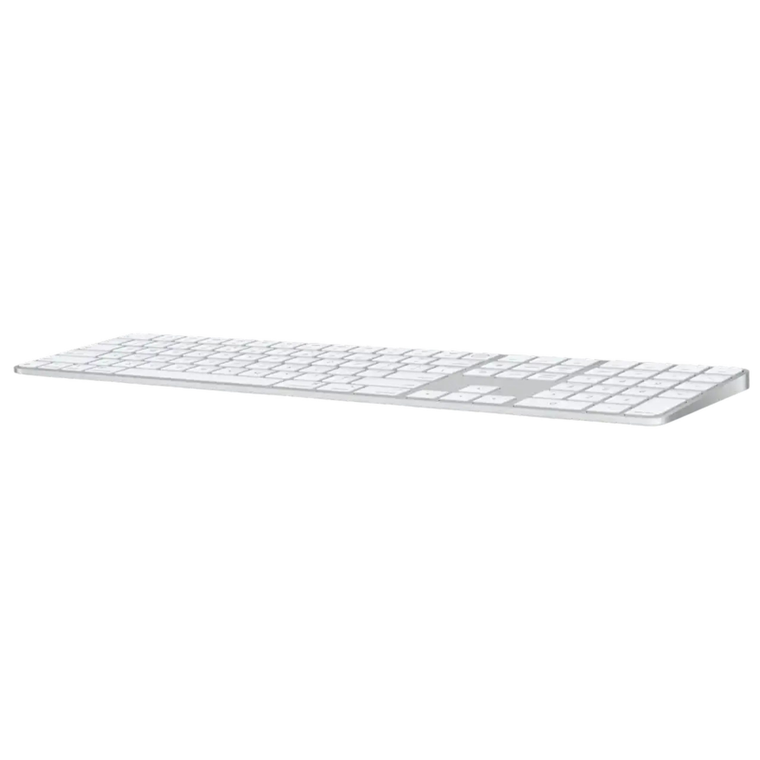Tastatură Apple Magic Keyboard with Touch ID and Numeric Keypad A3119 USB-C, Fără fir, Alb