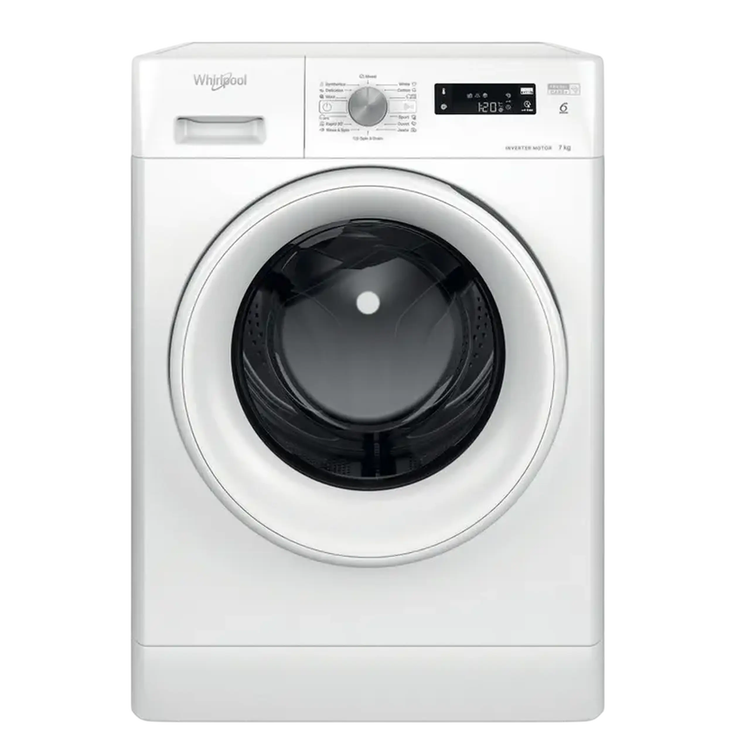 Mașină de spălat Whirlpool FFS 7469 W EE, 7kg, Alb