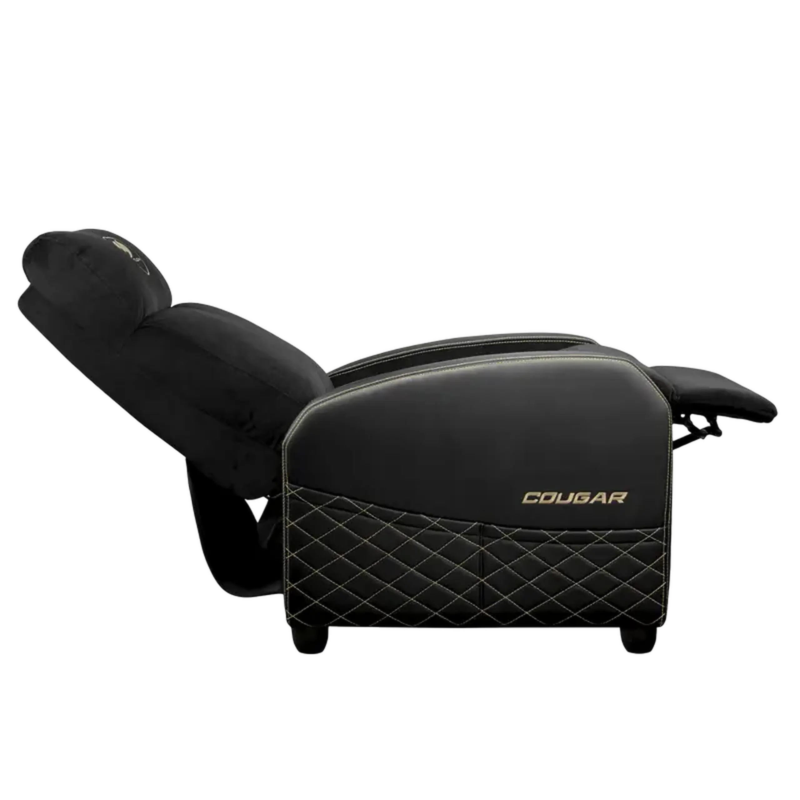 Scaun Gaming Cougar Ranger Elite, Țesătură, PU Piele, Auriu