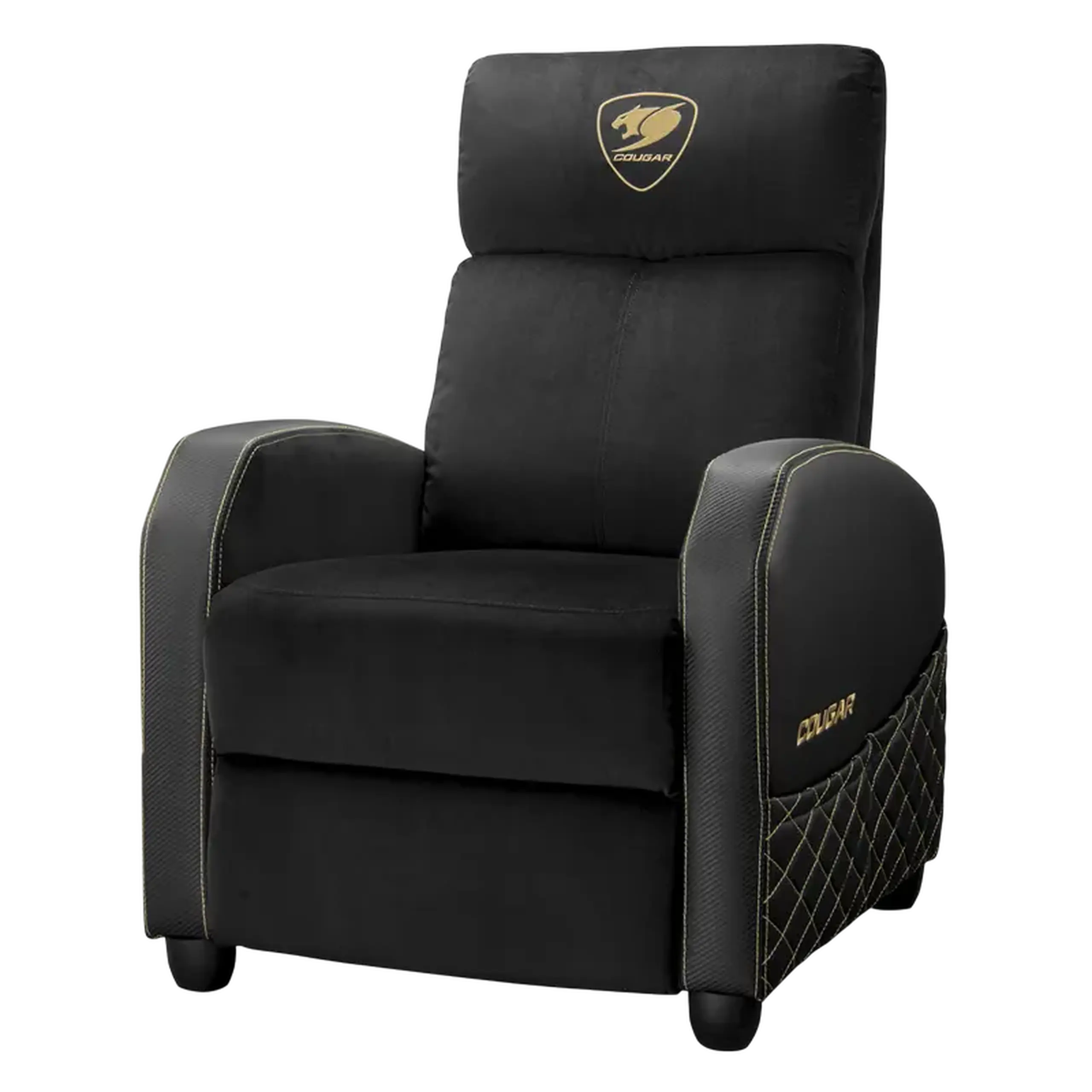 Scaun Gaming Cougar Ranger Elite, Țesătură, PU Piele, Auriu