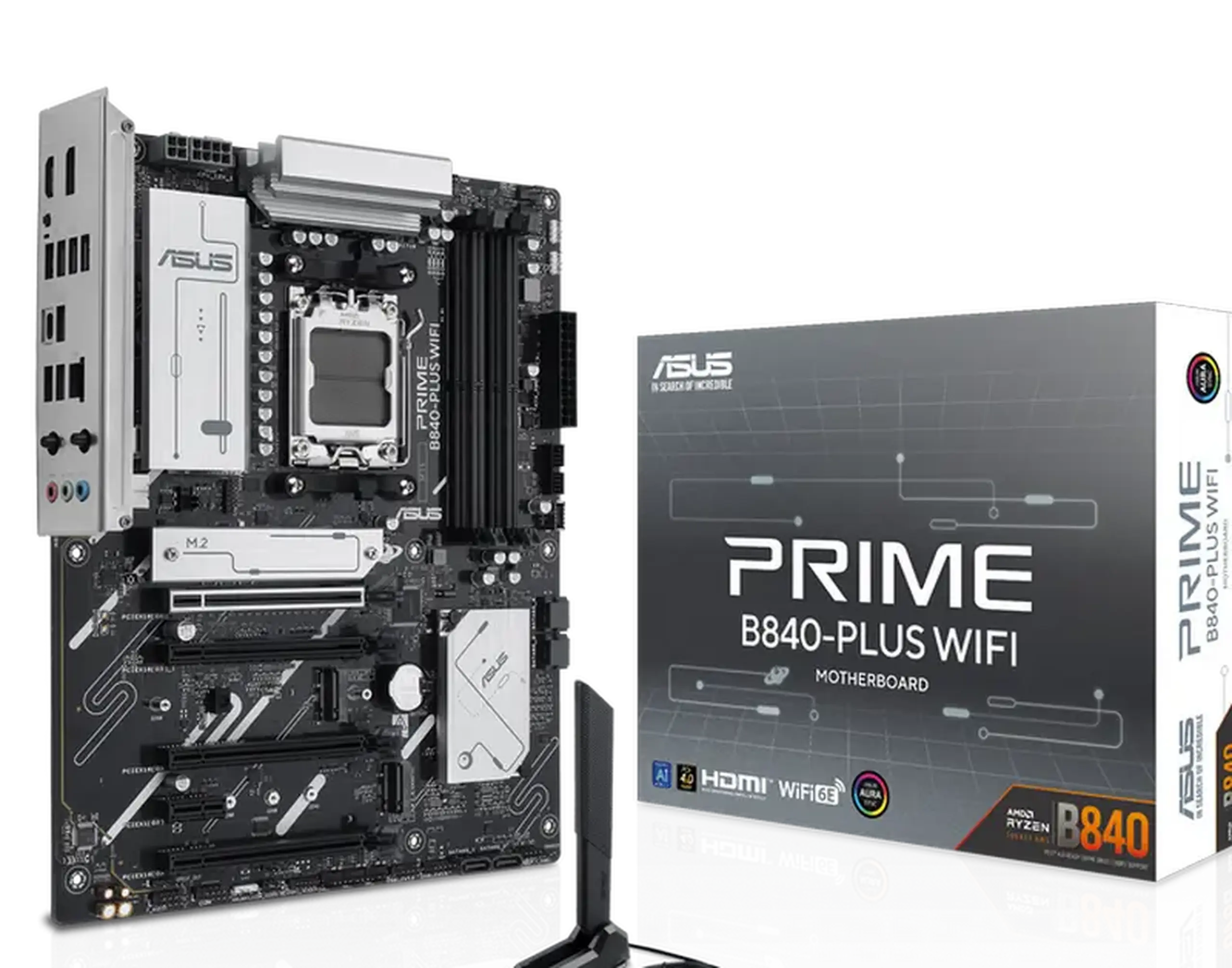Placă de bază ASUS PRIME B840-PLUS WIFI, AM5, AMD B840, ATX