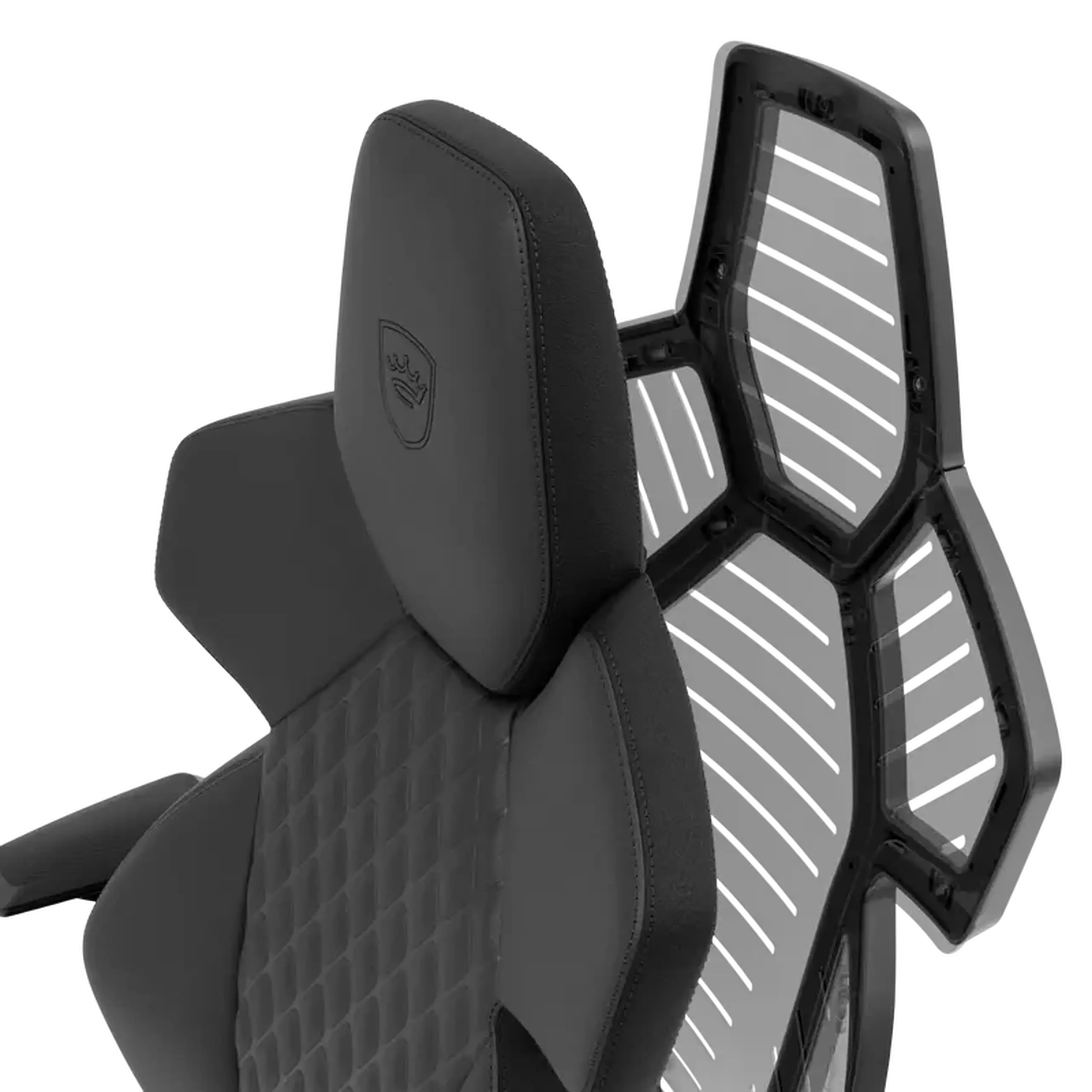 Scaun Gaming Noblechairs Dawn, PU Piele, Negru