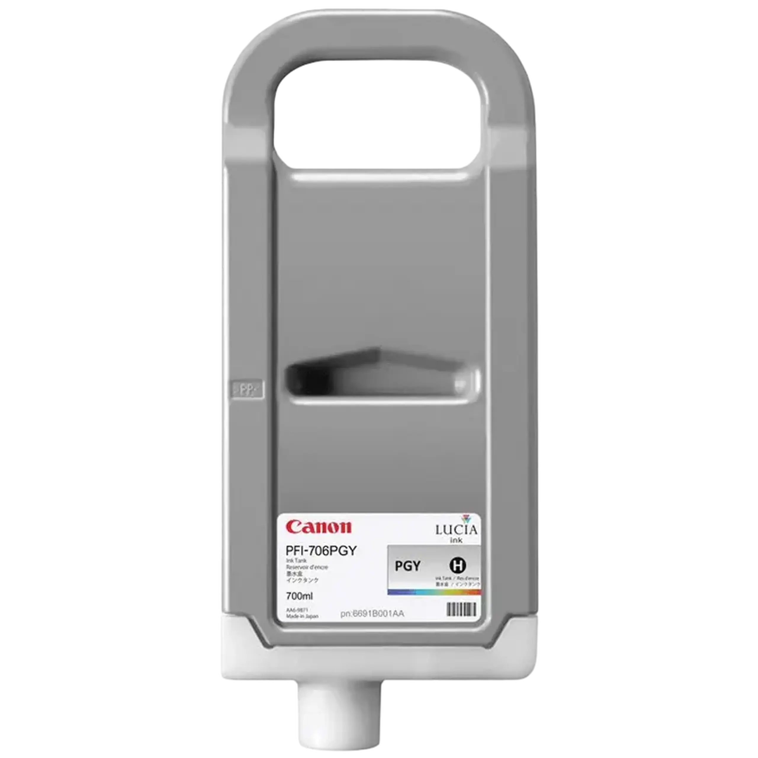 Cartuș de cerneală Canon PFI-706PGY, 700ml, Foto Gray