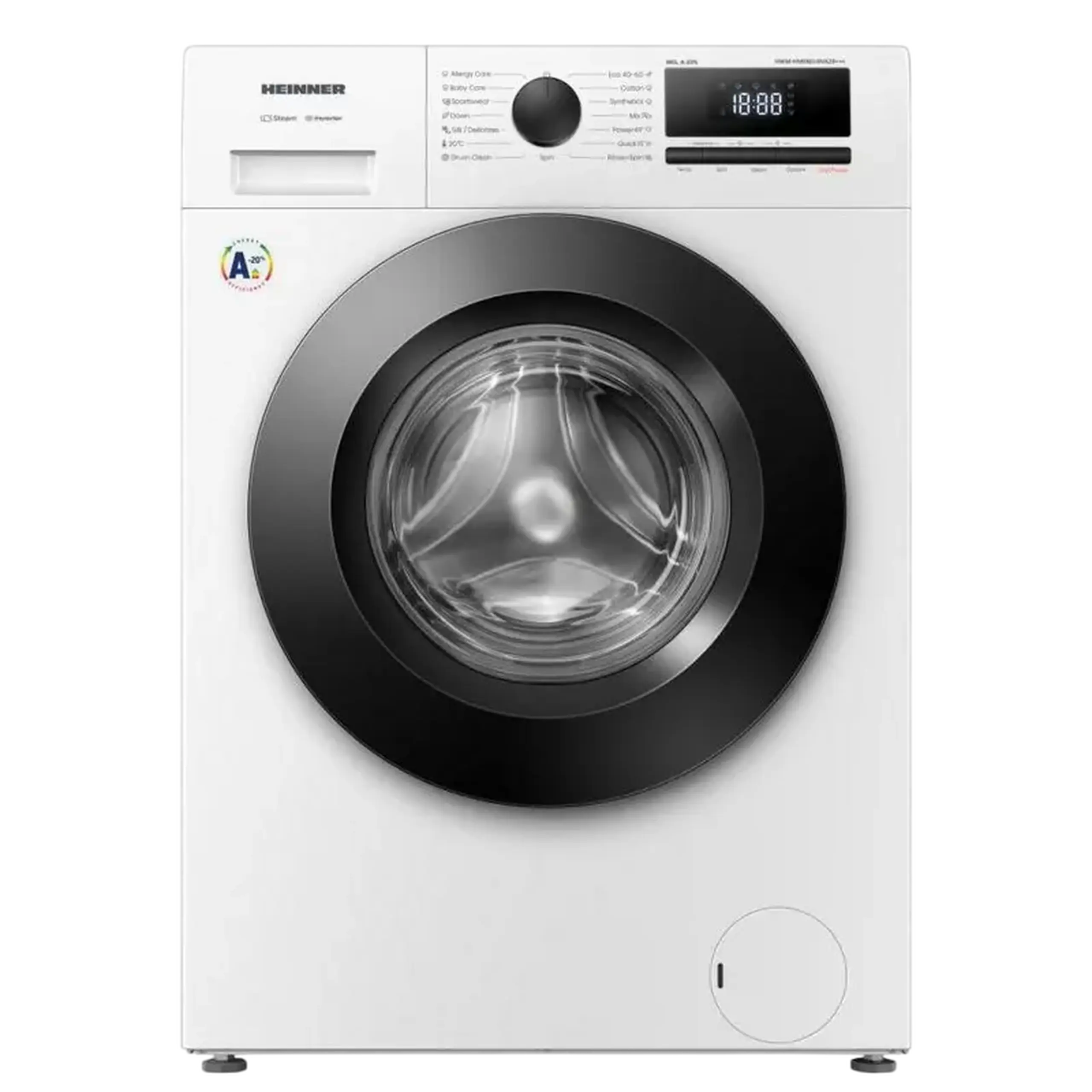 Mașină de spălat Heinner HWM-HME8014IVA20+++, 8kg, Alb