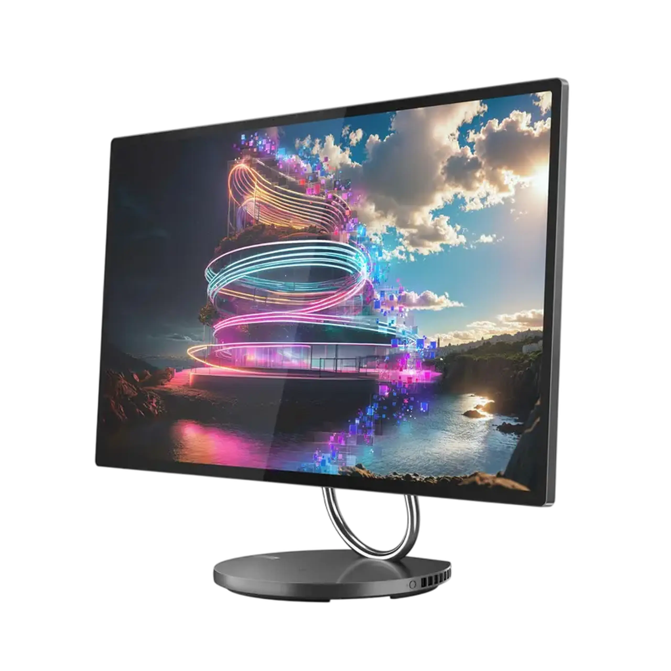 Computer All-in-One Lenovo Yoga 32ILL10, 31,5", Intel Core 7 258V, 32GB/1024GB, Windows 11 Pro, Storm Grey
