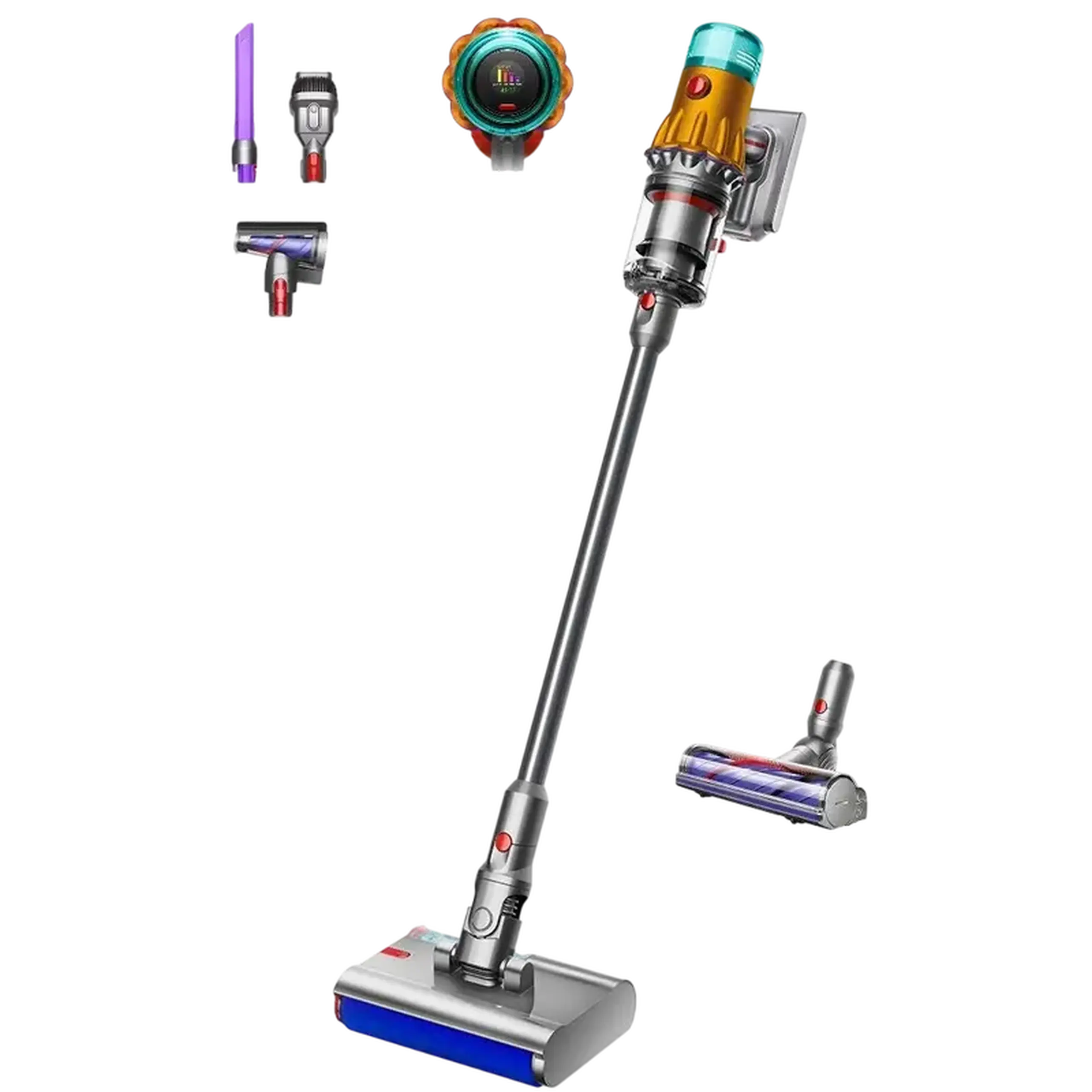 Aspirator Vertical Dyson V12s Submarine, Argintiu