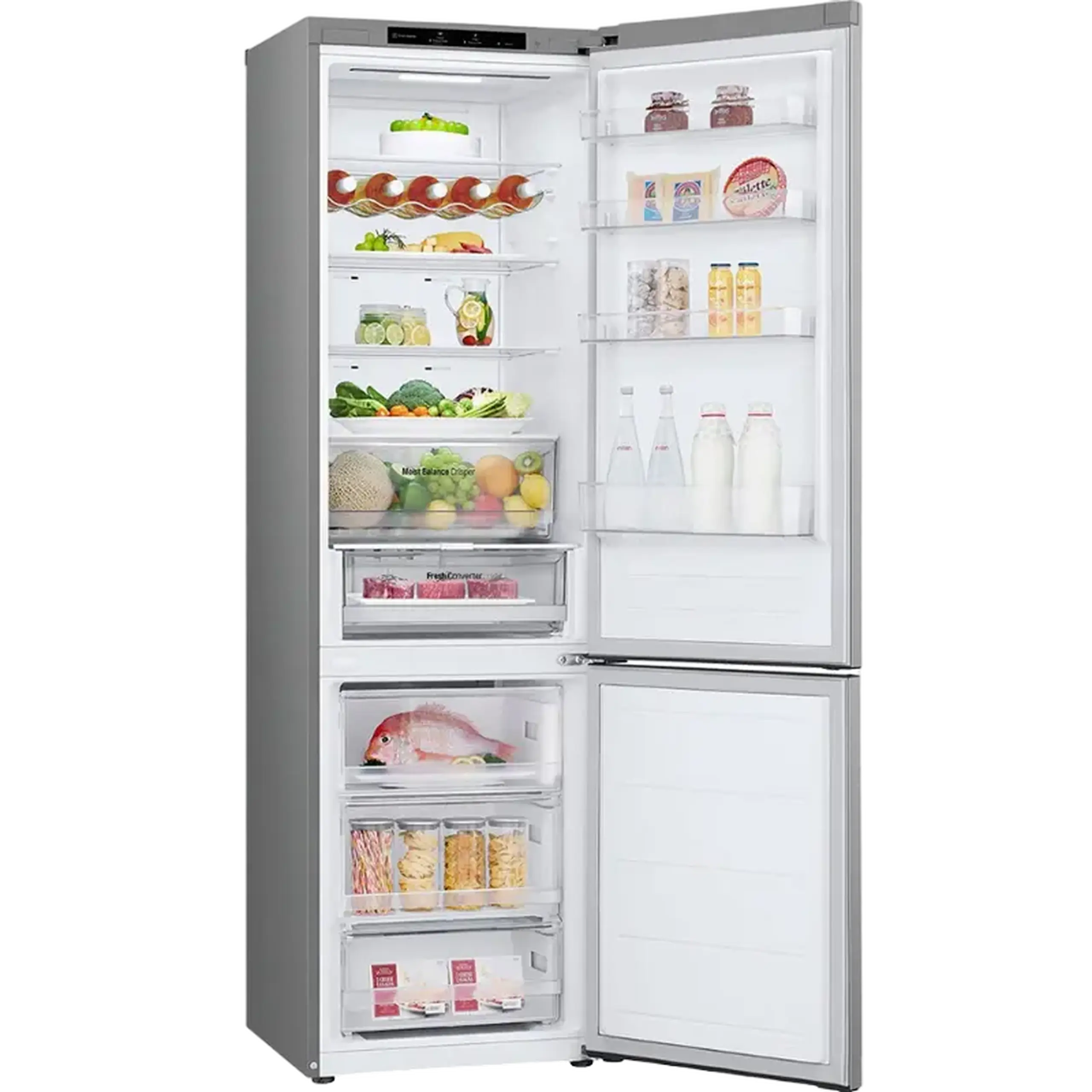 Frigider LG GBV3200DPY, DoorCooling+, Argintiu