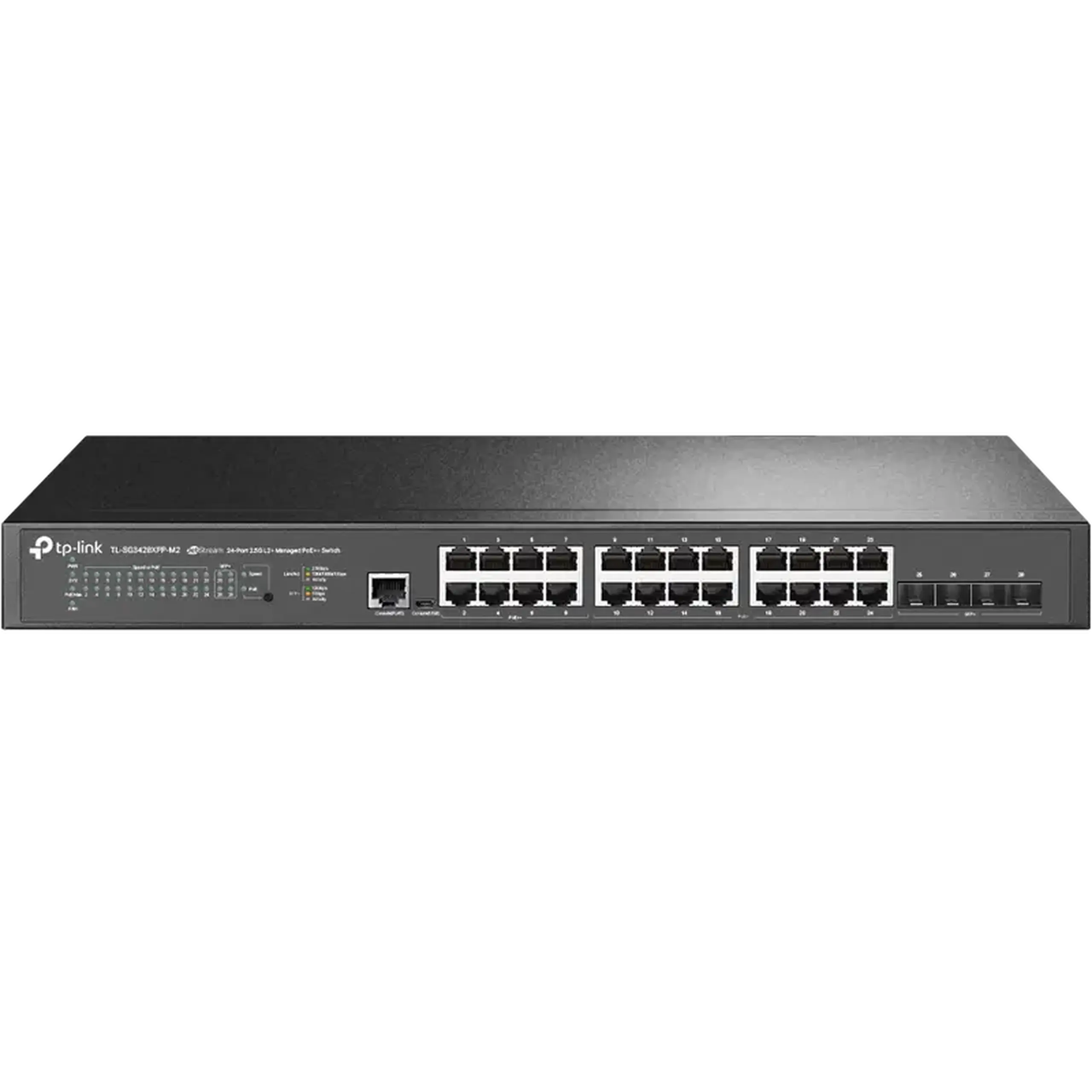 Comutator PoE TP-LINK SG3428XPP-M2, 8x PoE++(802.3bt), 16x PoE+ (802.3at)