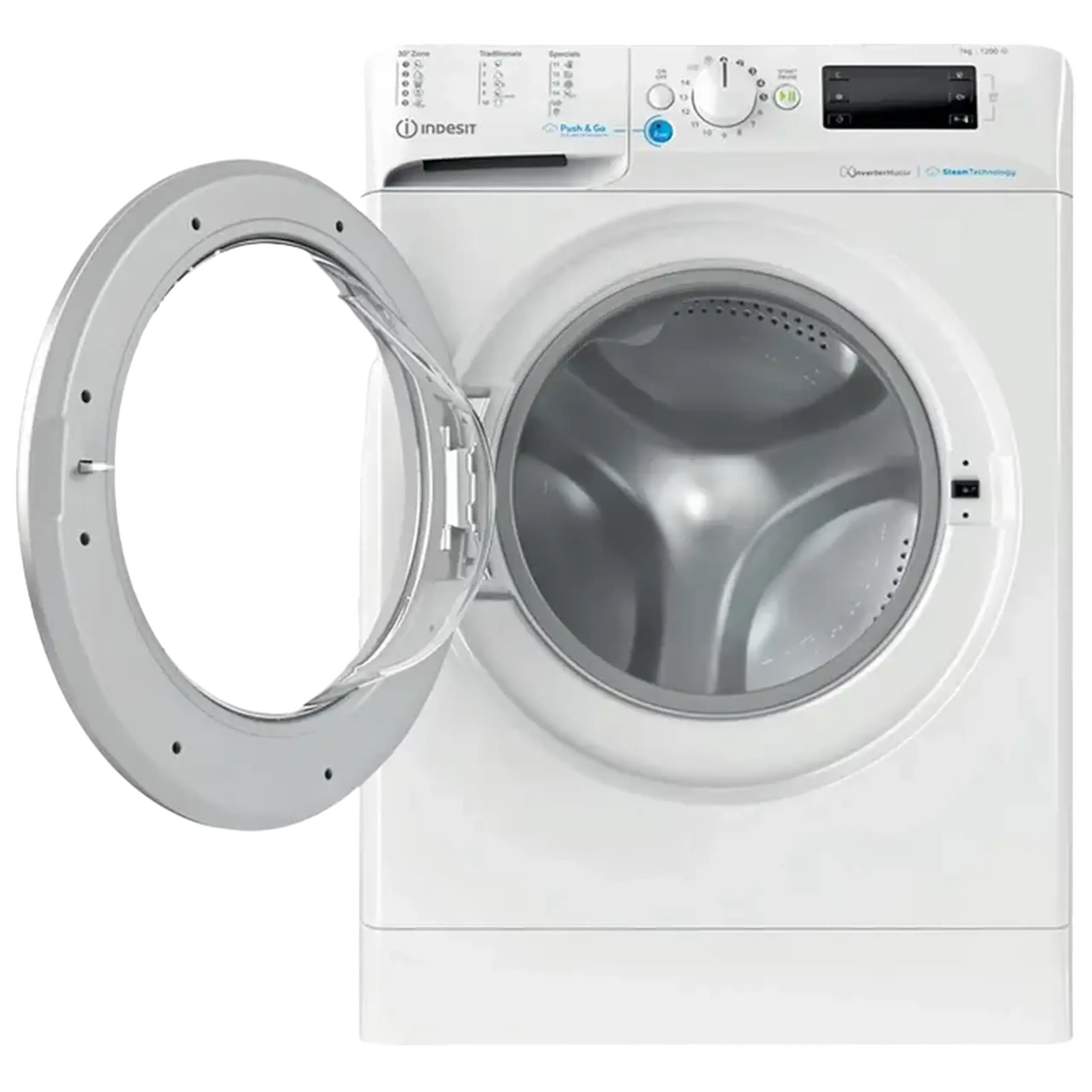 Mașină de spălat Indesit BWSE 71295X WSV, 7kg, Alb