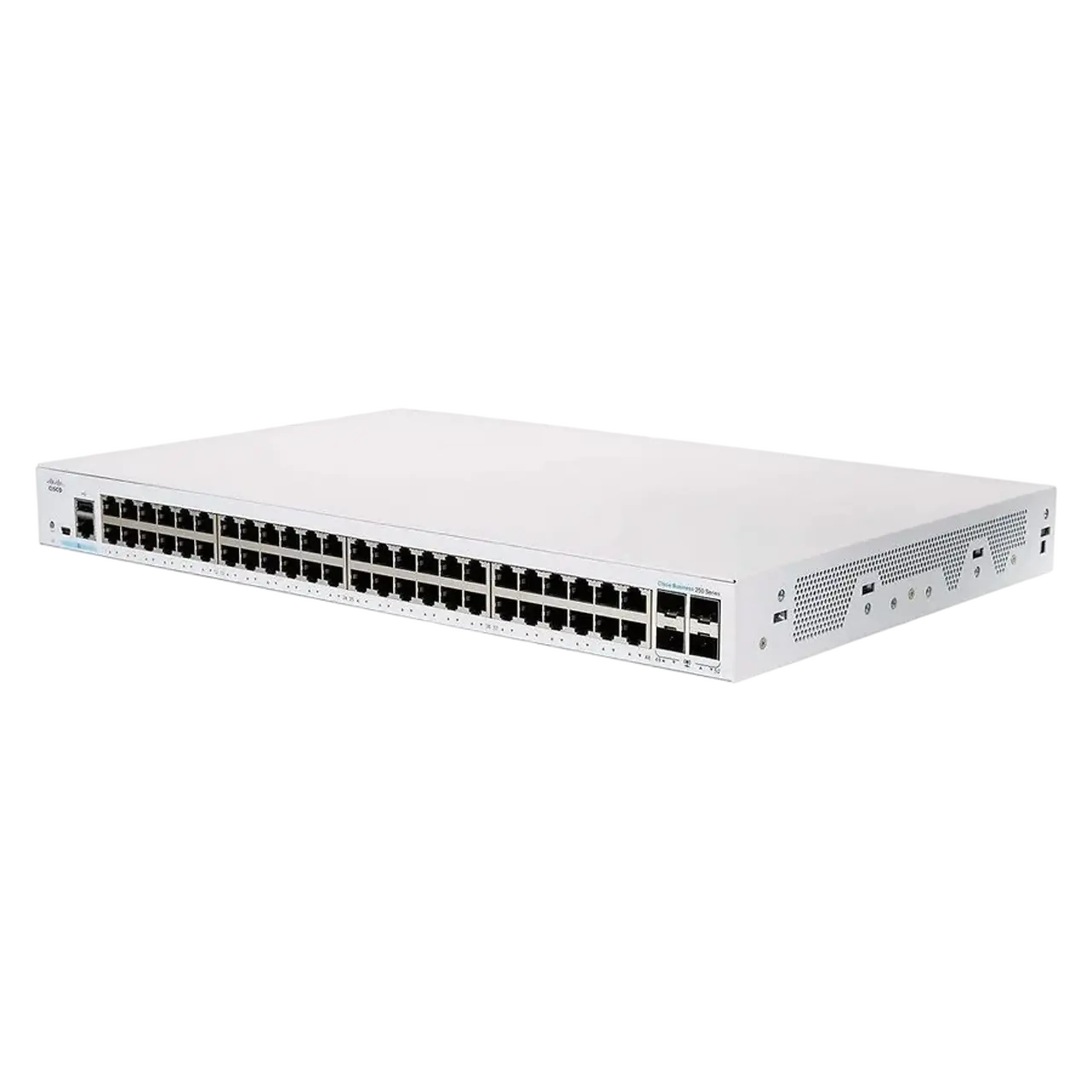 Switch de rețea Cisco CBS250-48T, 48x 10/100/1000 Mbps, 4x SFP