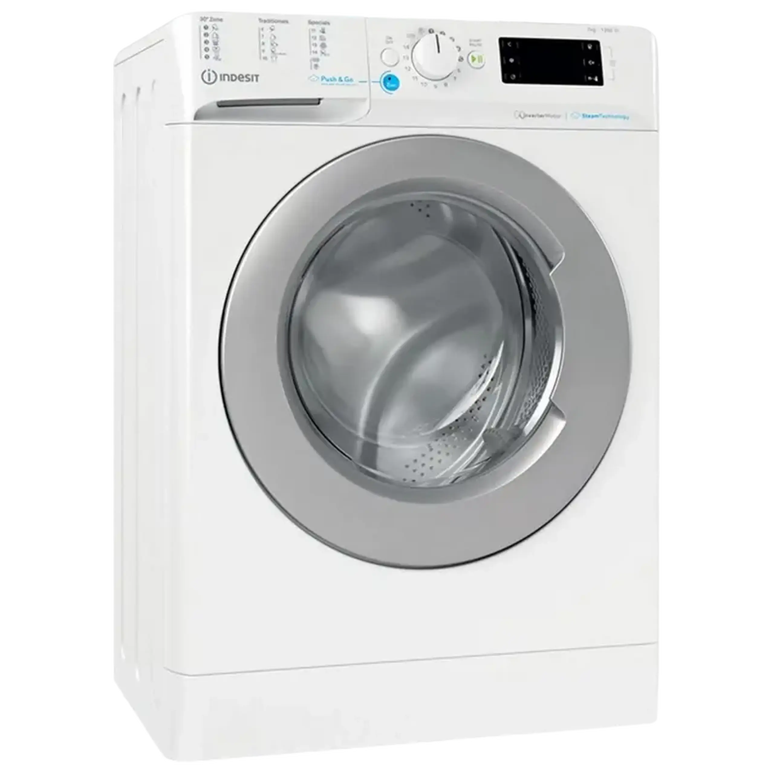 Mașină de spălat Indesit BWSE 71295X WSV, 7kg, Alb