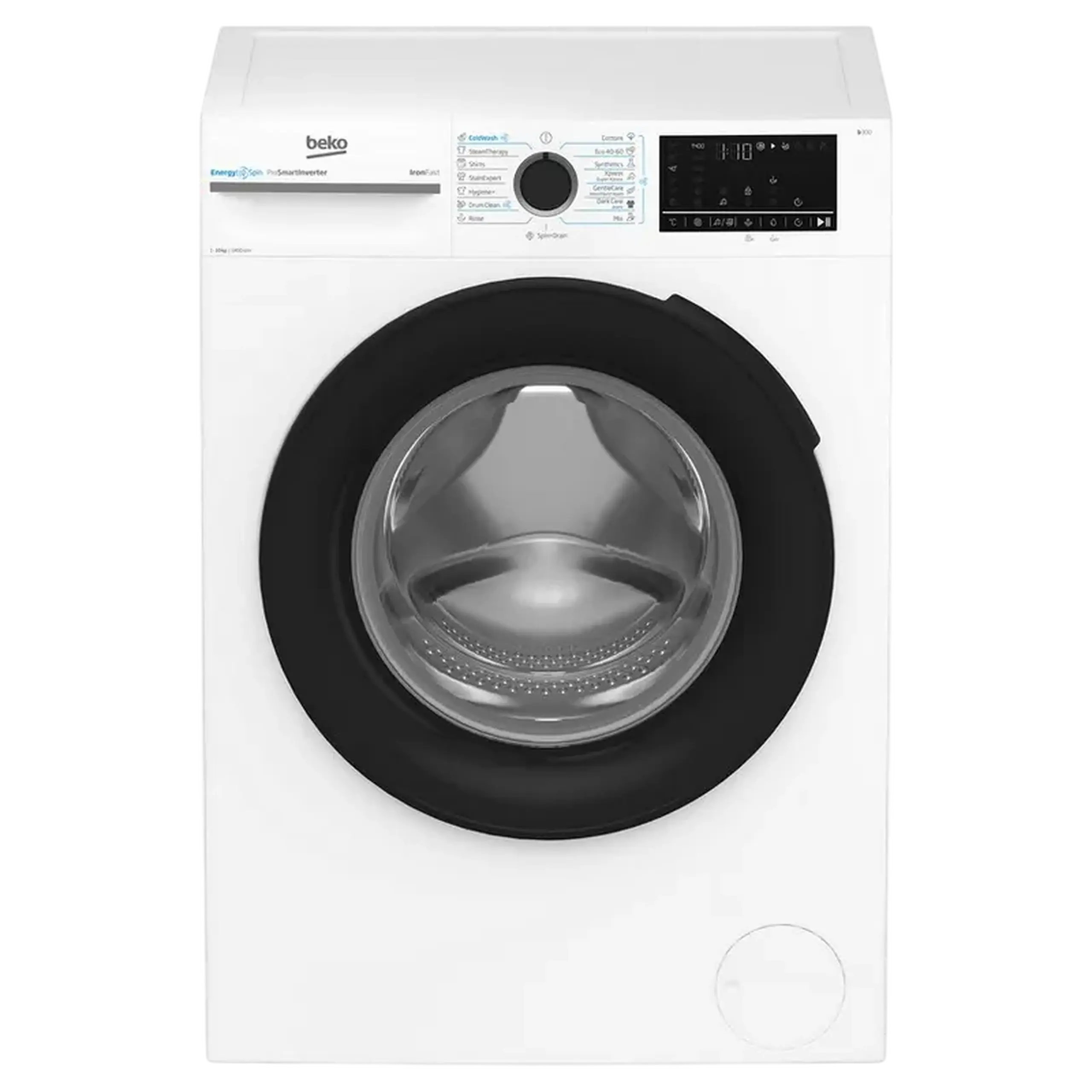 Mașină de spălat Beko BM3WFU410415WB, 10kg, Alb