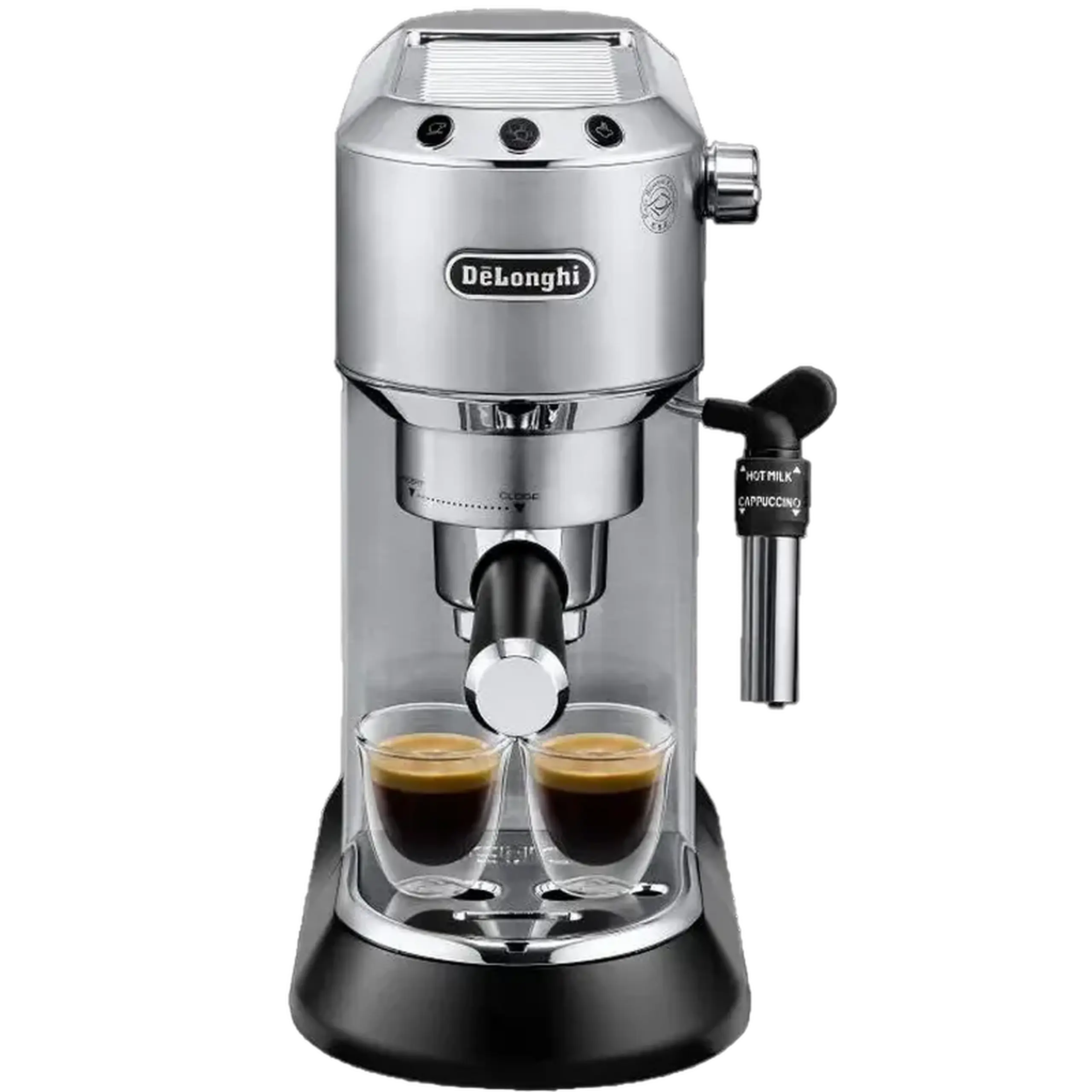 Cafetiera manuala DeLonghi Dedica Pump Espresso, 1300W, Argintiu