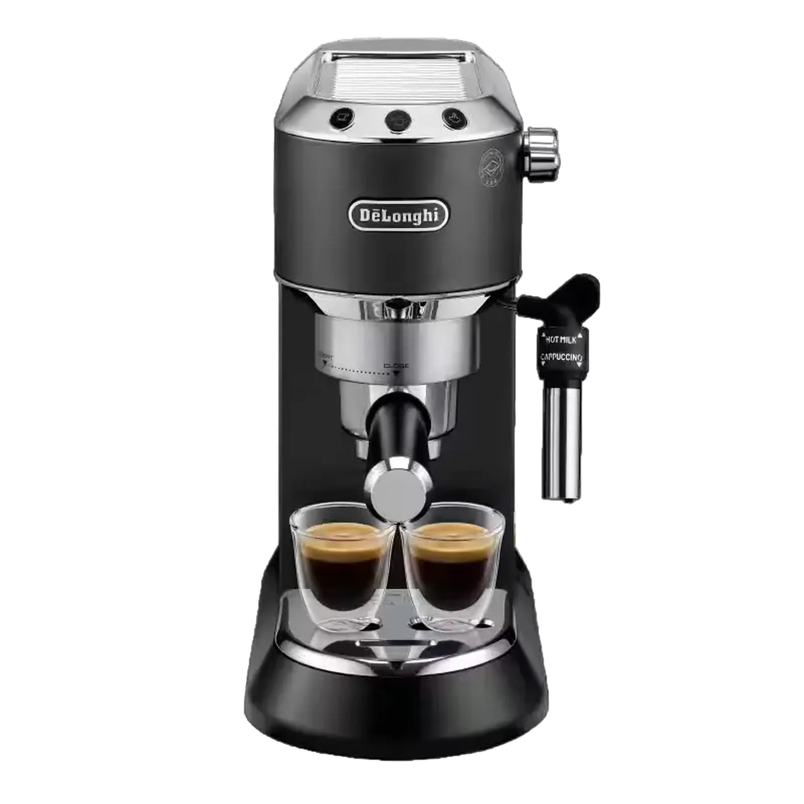 Cafetiera manuala DeLonghi Dedica Pump Espresso, 1300W, Negru
