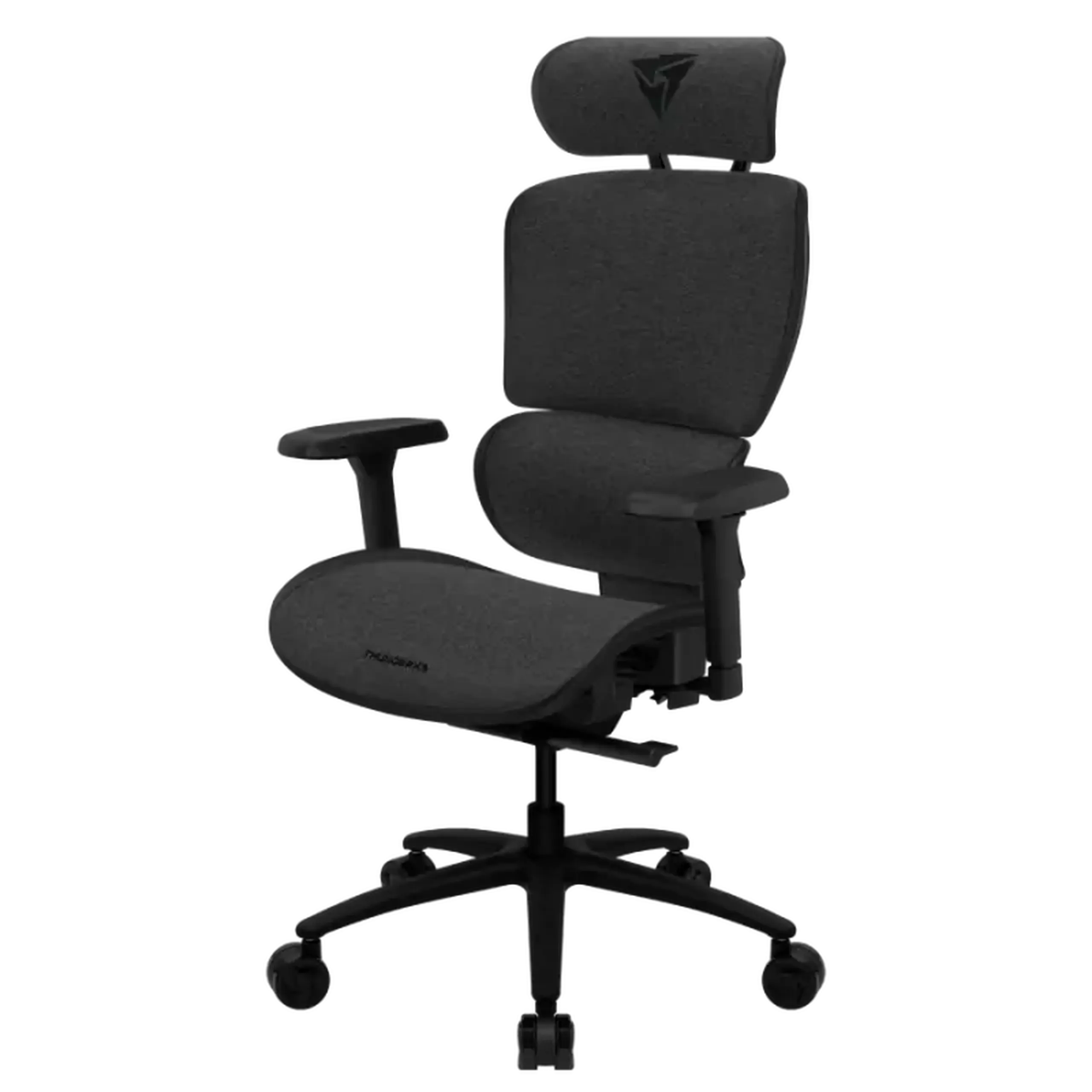 Scaun de birou ThunderX3 XTC Loft, Plasă Respirabilă, PU Piele, Gri inchis