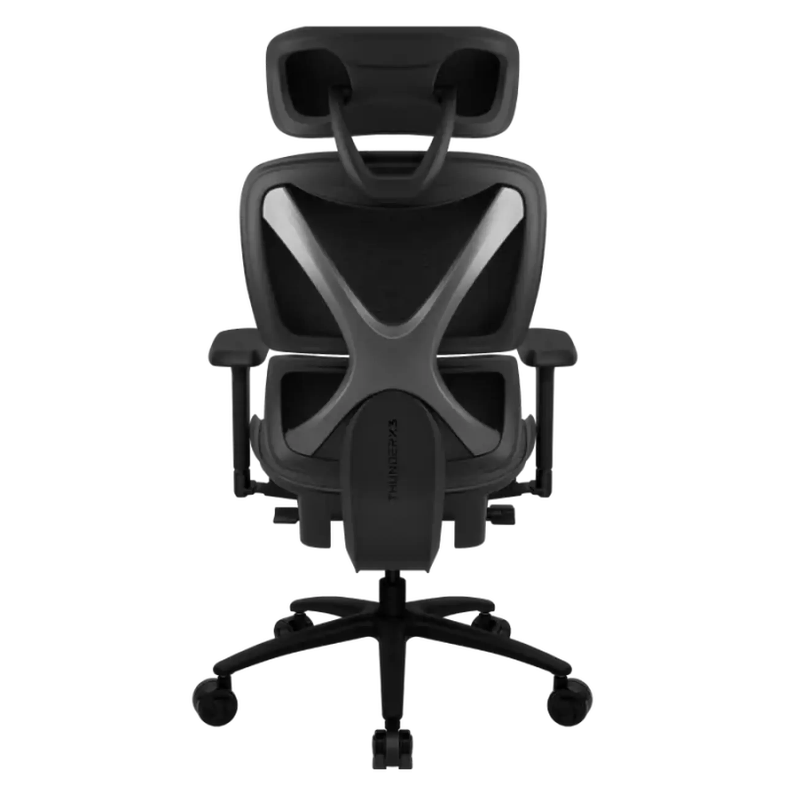 Scaun de birou ThunderX3 XTC Loft, Plasă Respirabilă, PU Piele, Gri inchis