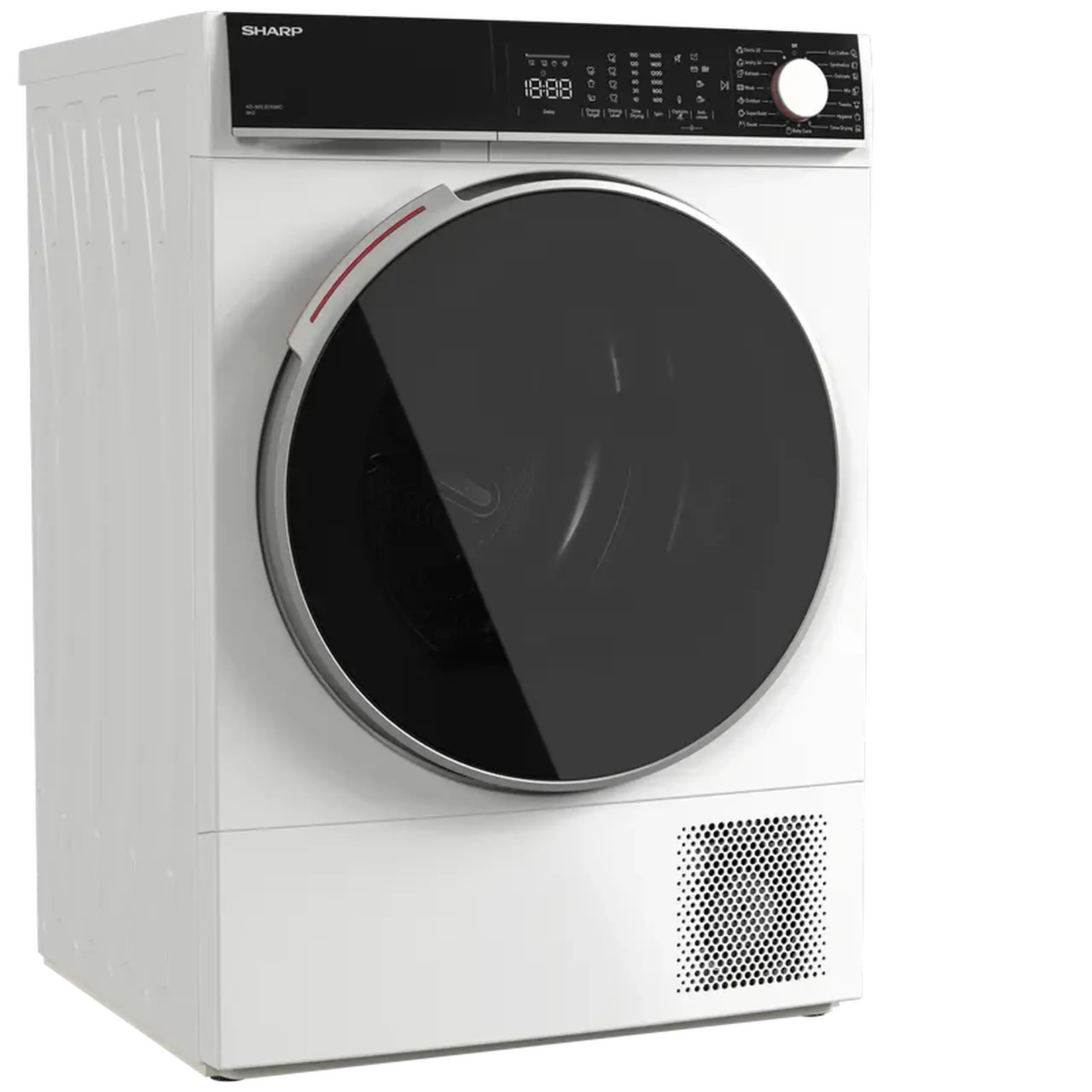 Uscător de rufe Sharp KD-NHL9S9GWC-EE, 9kg, Alb