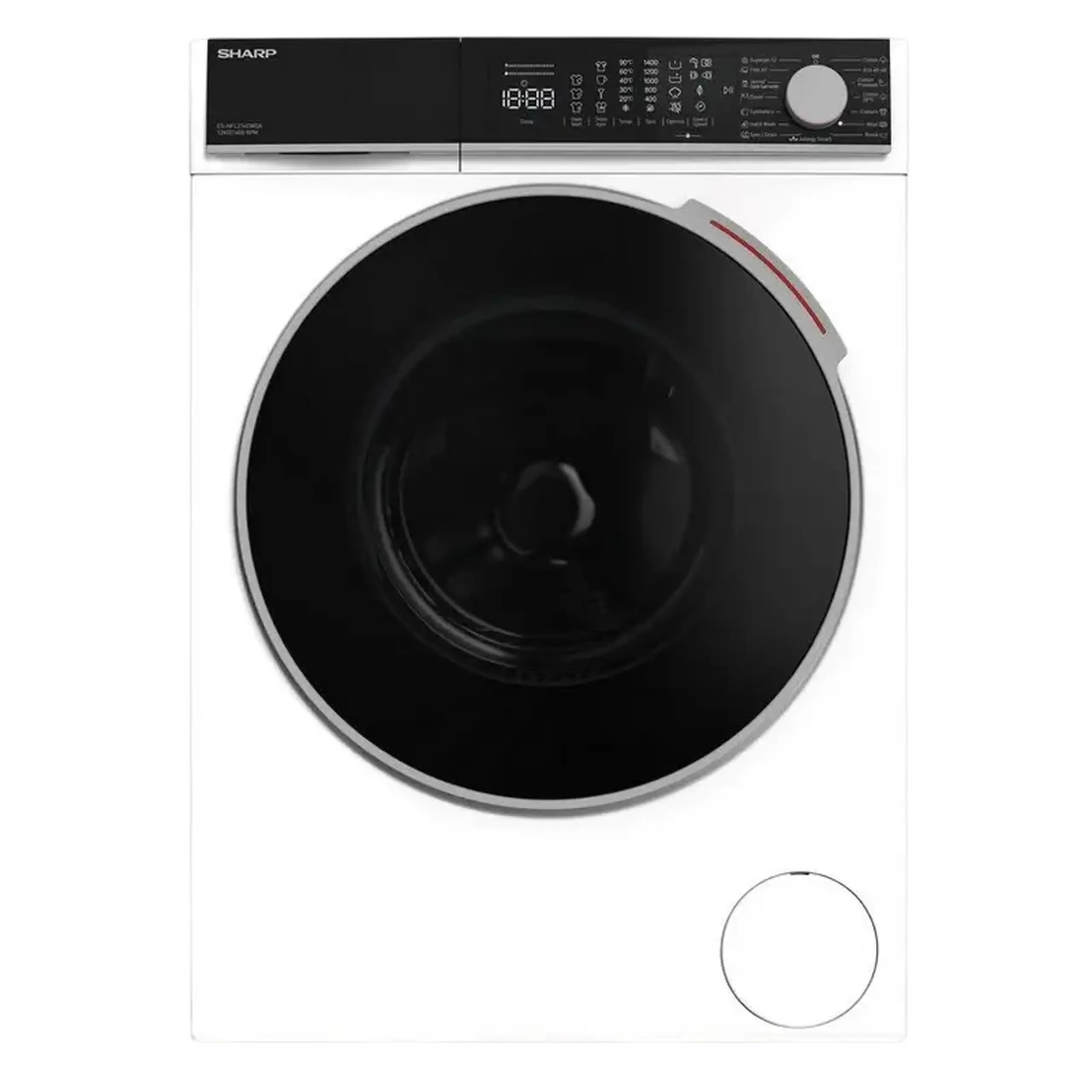 Mașină de spălat Sharp ES-NFL214CWDA-EE, 12kg, Alb