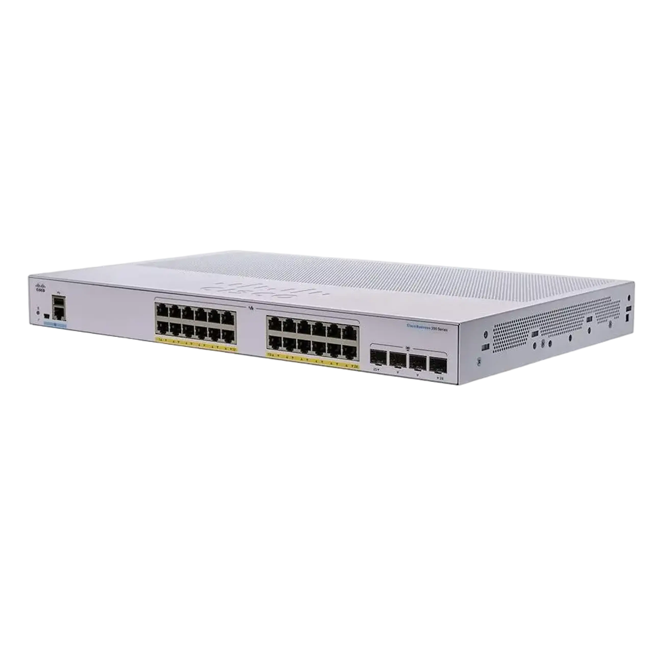 Switch de rețea Cisco CBS350-24P-4X, 24x 10/100/1000 Mbps, 4x SFP+