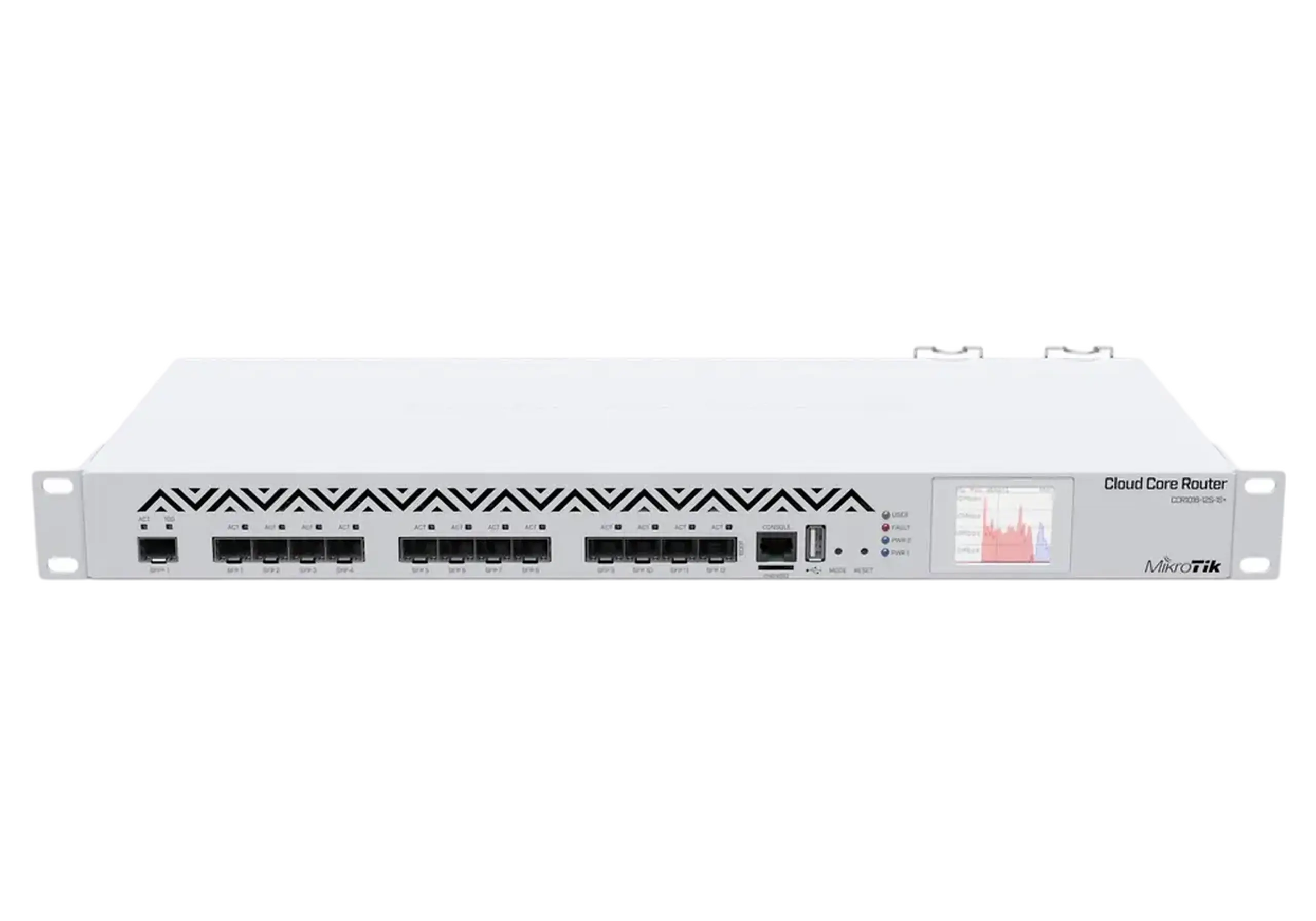 Router MikroTik CCR1016-12S-1S+, Alb