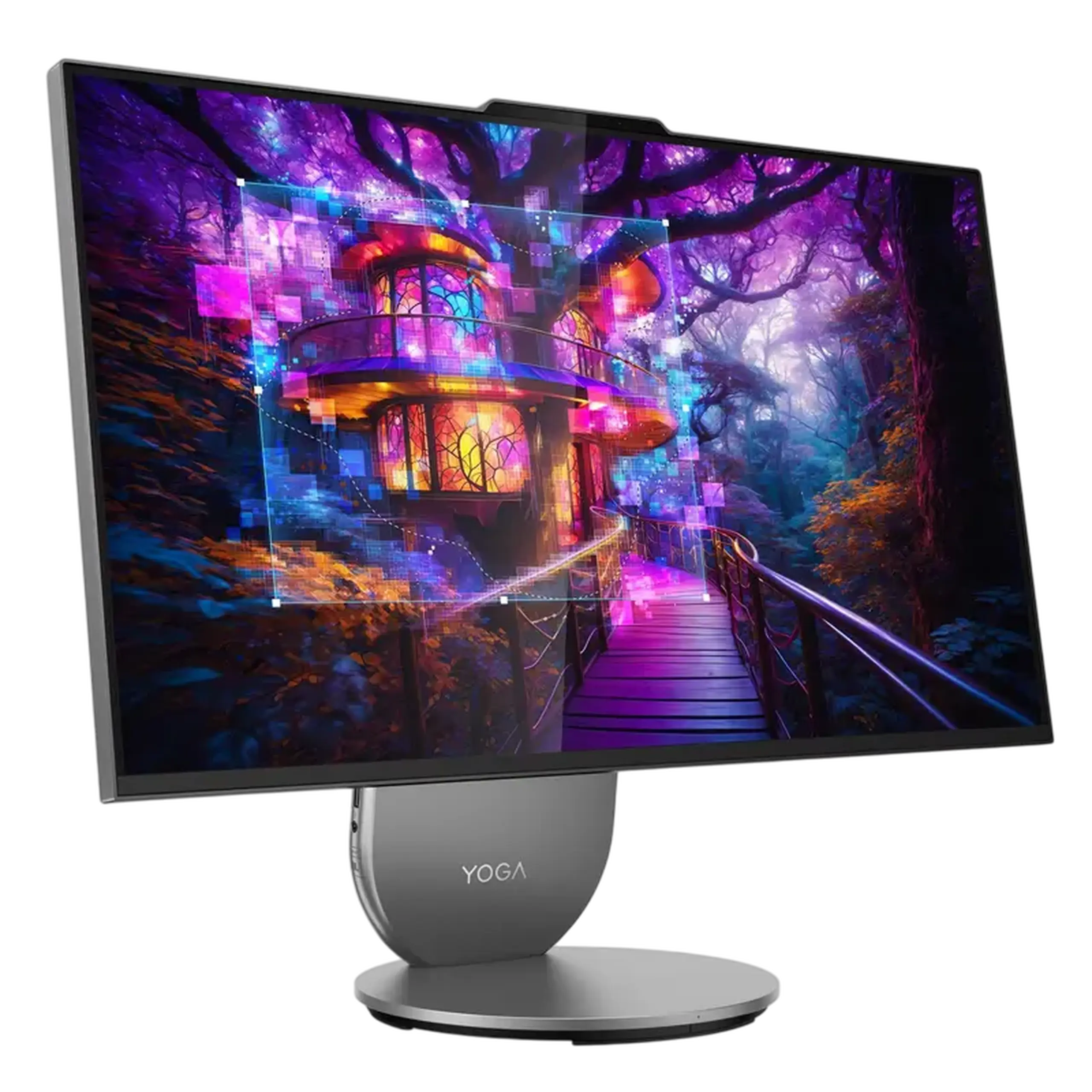 Computer All-in-One Lenovo Yoga 27IAH10, 27", Intel Core 9 285H, 32GB/1024GB, Windows 11 Pro, Luna Grey