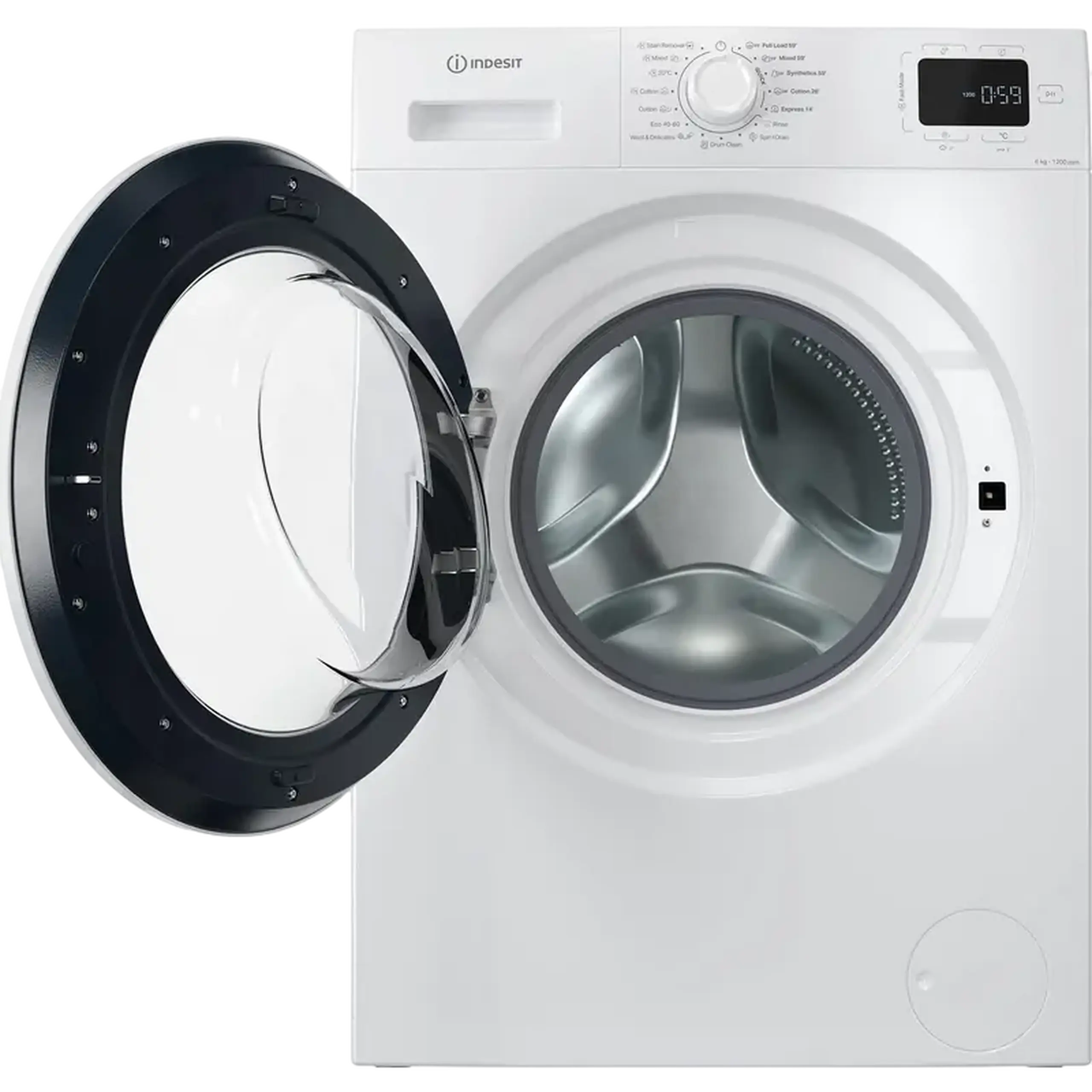 Mașină de spălat Indesit IM 642 MY, 6kg, Alb