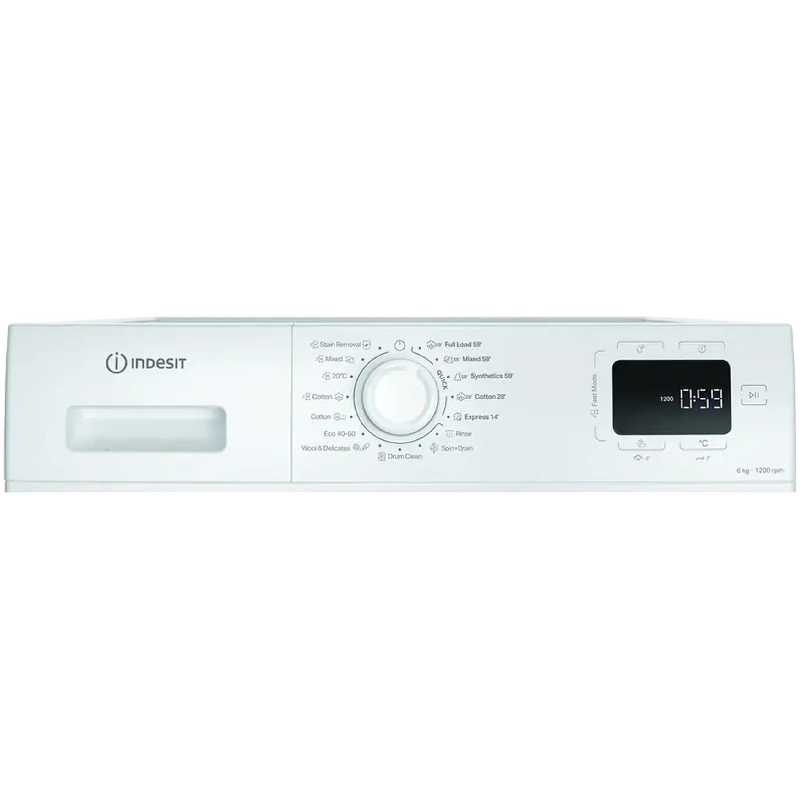 Mașină de spălat Indesit IM 642 MY, 6kg, Alb