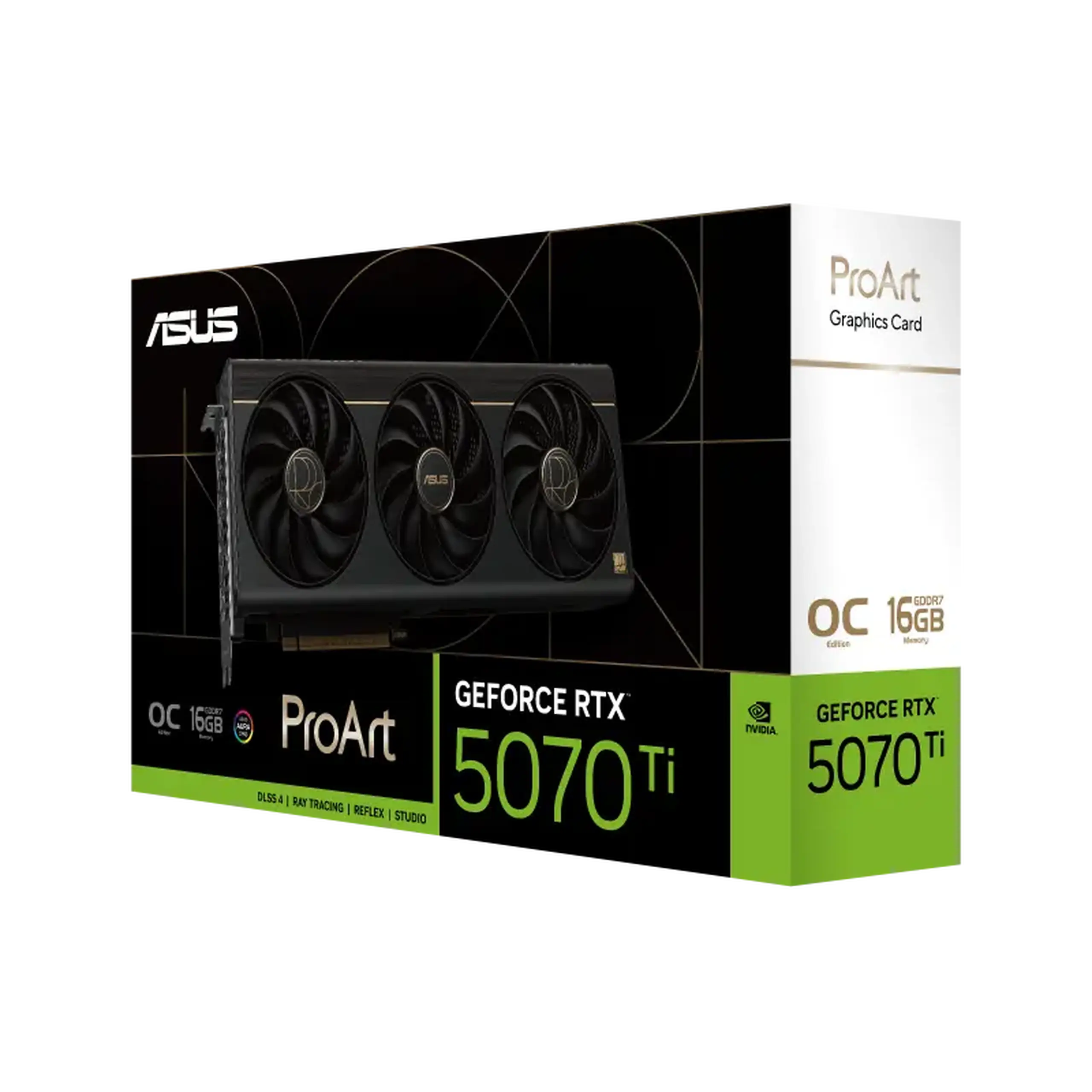 Placă Video ASUS PROART-RTX5070TI-O16G, 16GB GDDR7 256bit