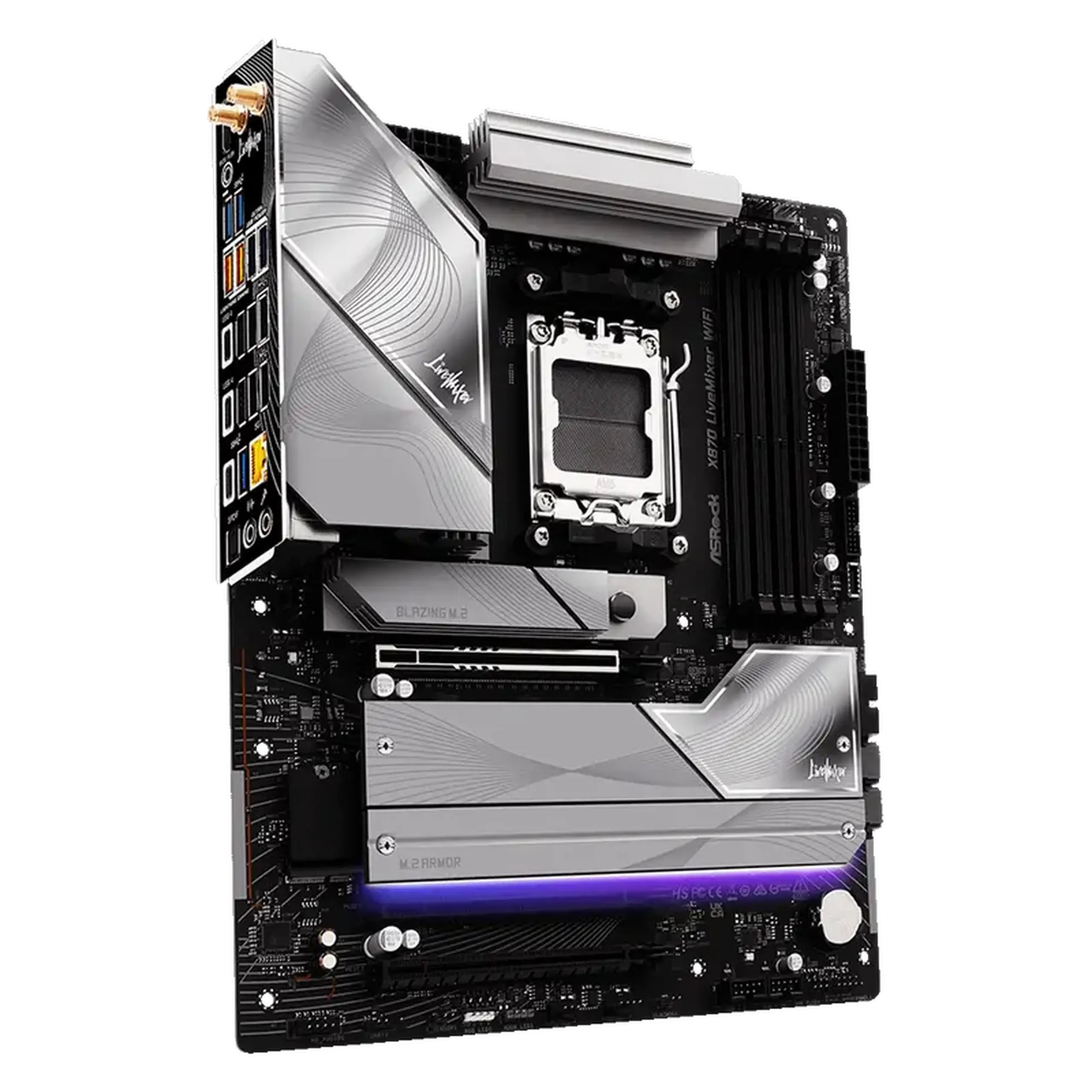 Placă de bază ASRock X870 LIVEMIXER WIFI, AM5, AMD X870, ATX
