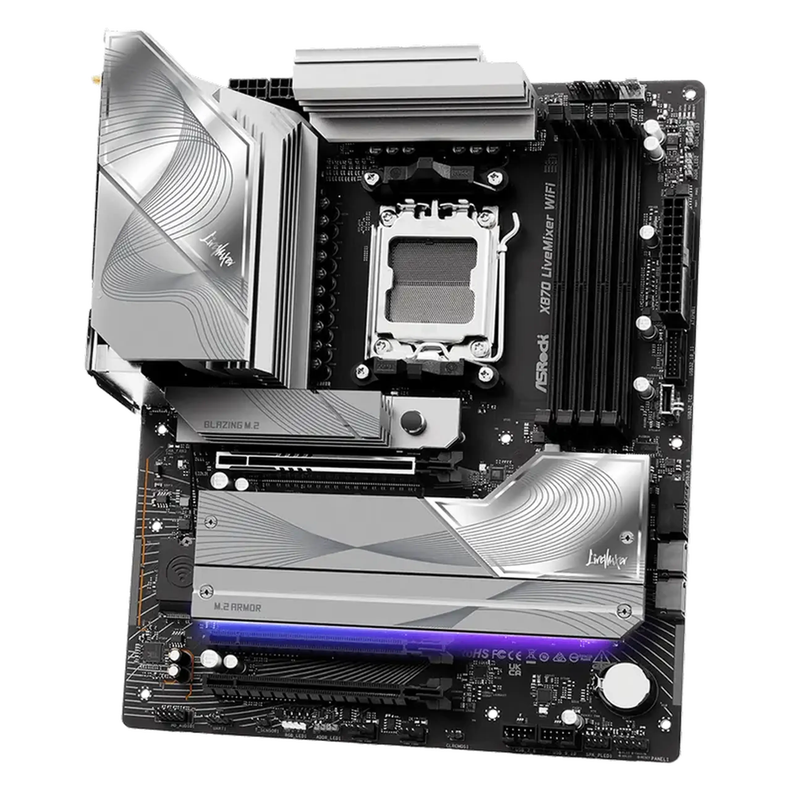 Placă de bază ASRock X870 LIVEMIXER WIFI, AM5, AMD X870, ATX