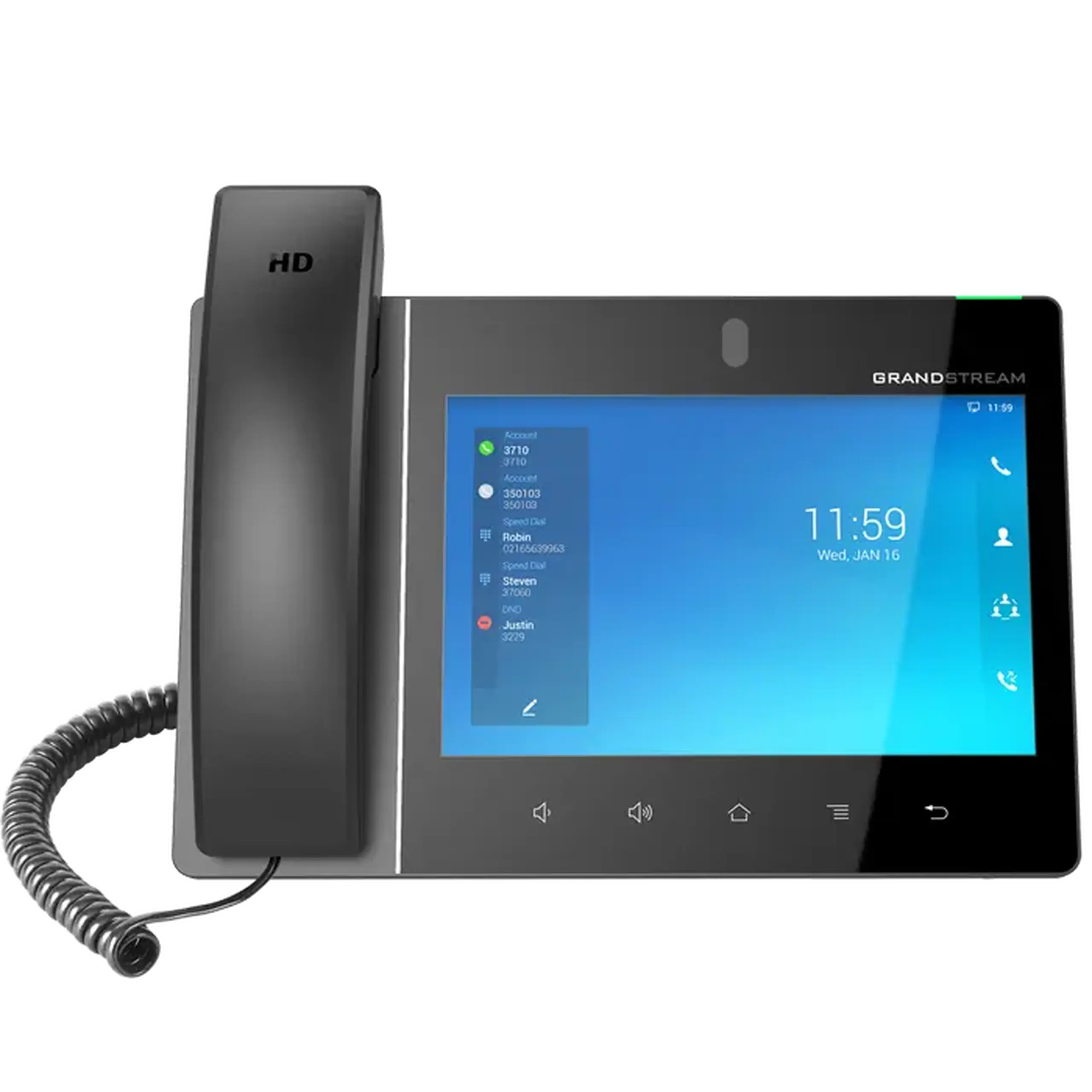Telefon Video IP Grandstream GXV3480, Negru