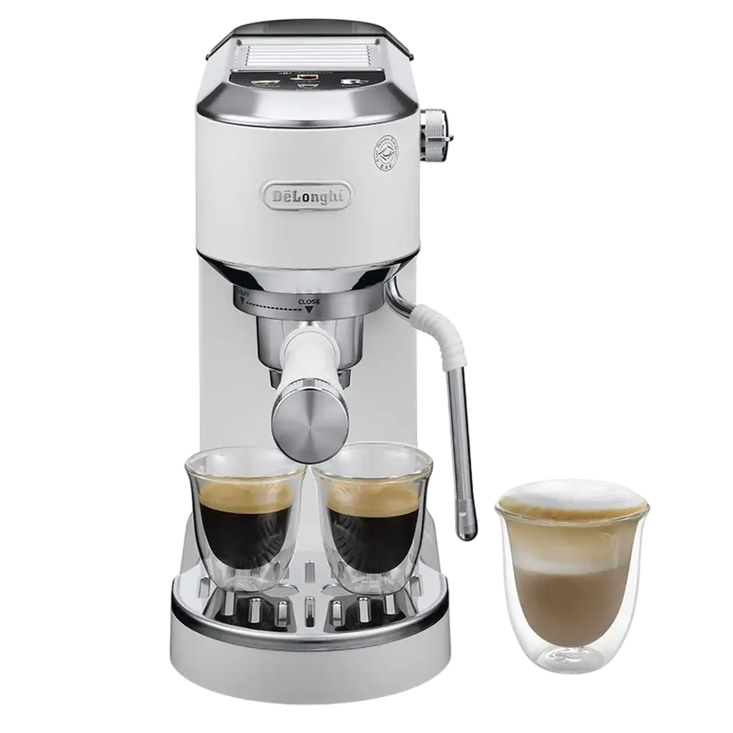 Cafetiera manuala DeLonghi EC890WI, 1450W, Alb