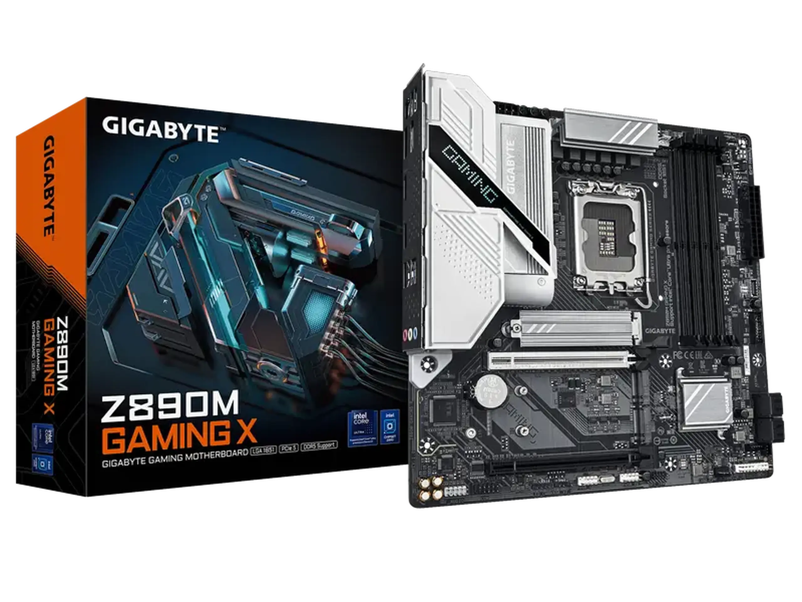 Placă de bază Gigabyte Z890M GAMING X, LGA1851, Intel Z890, Micro-ATX