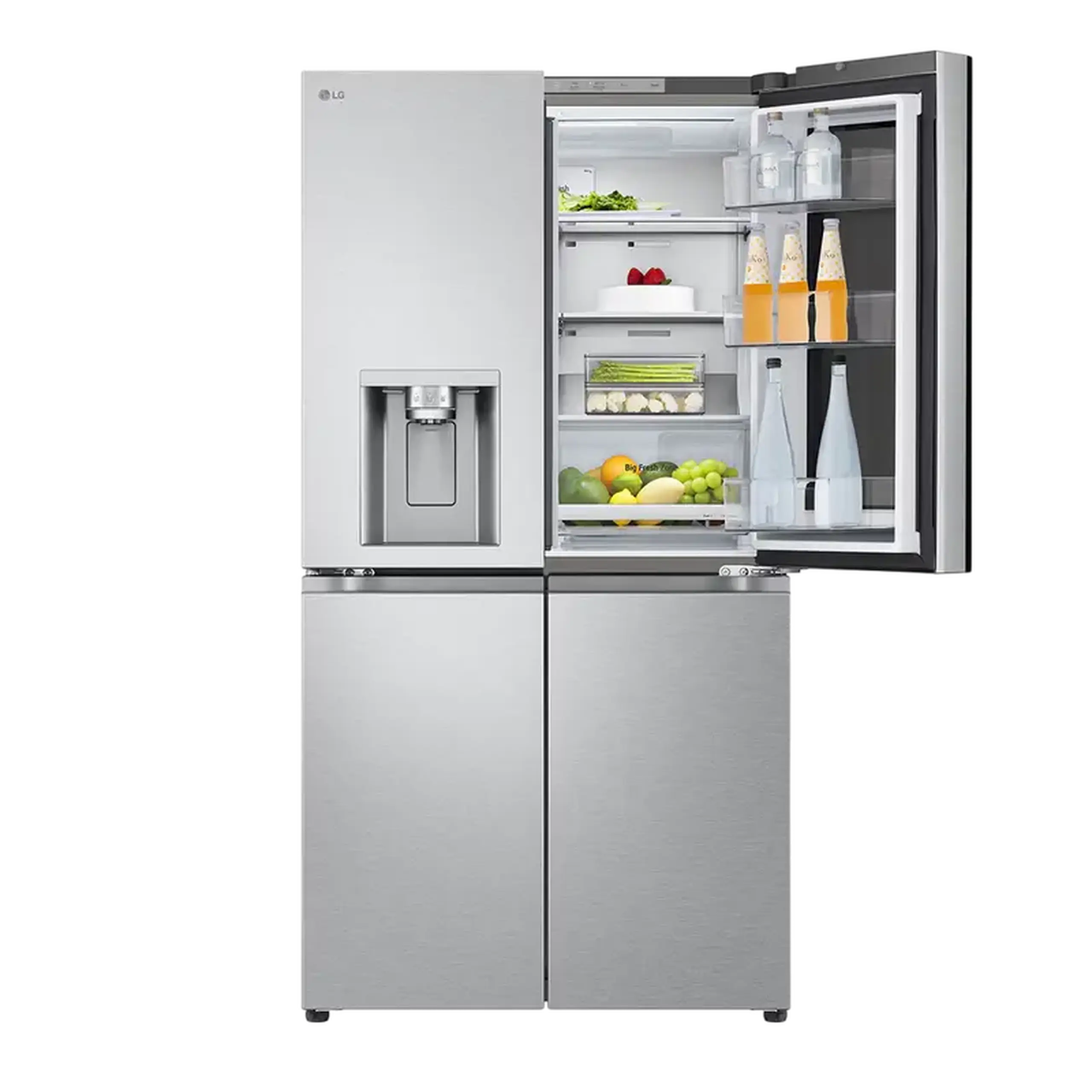 Frigider LG GMG960MBEE, InstaView Door-in-Door™, Argintiu