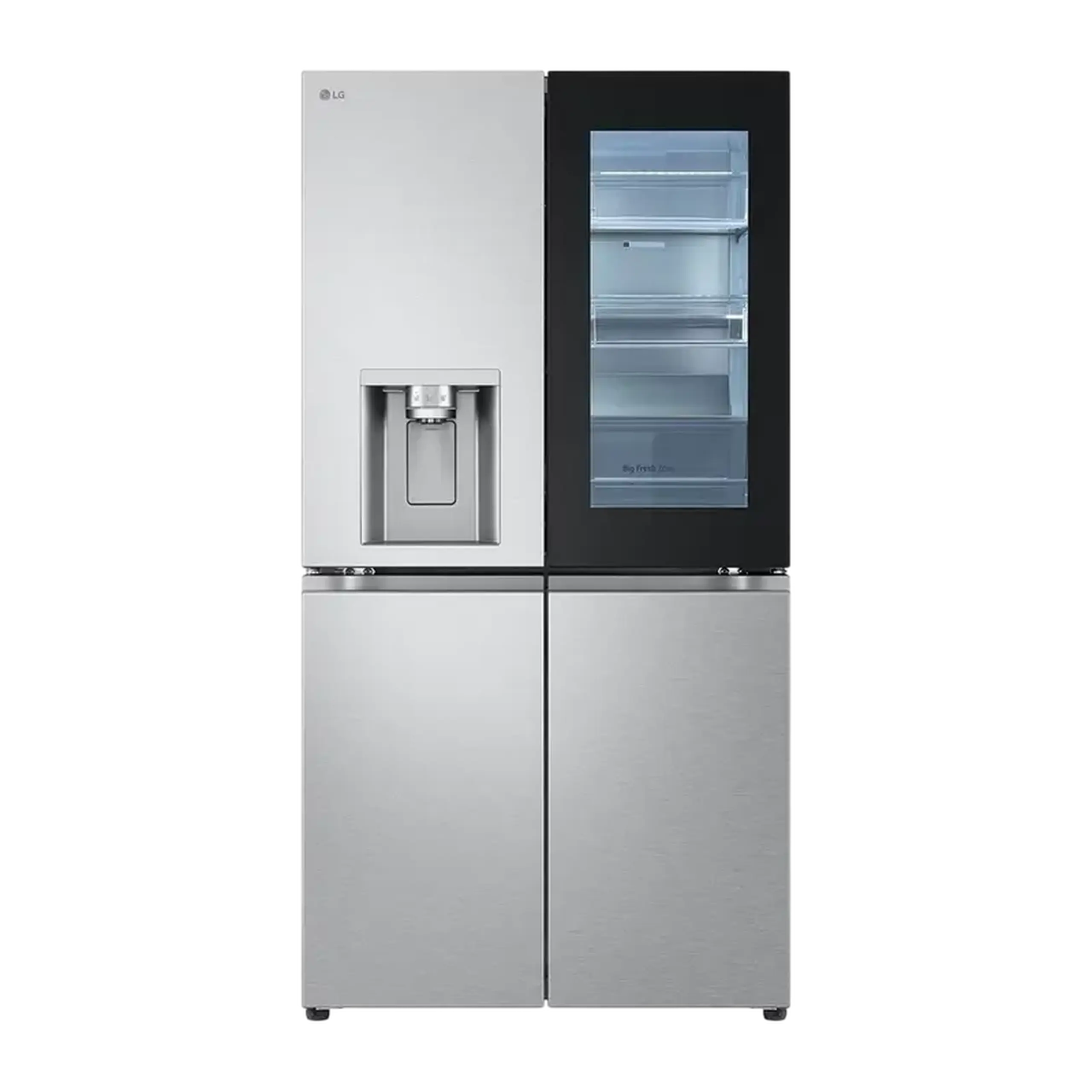 Frigider LG GMG960MBEE, InstaView Door-in-Door™, Argintiu