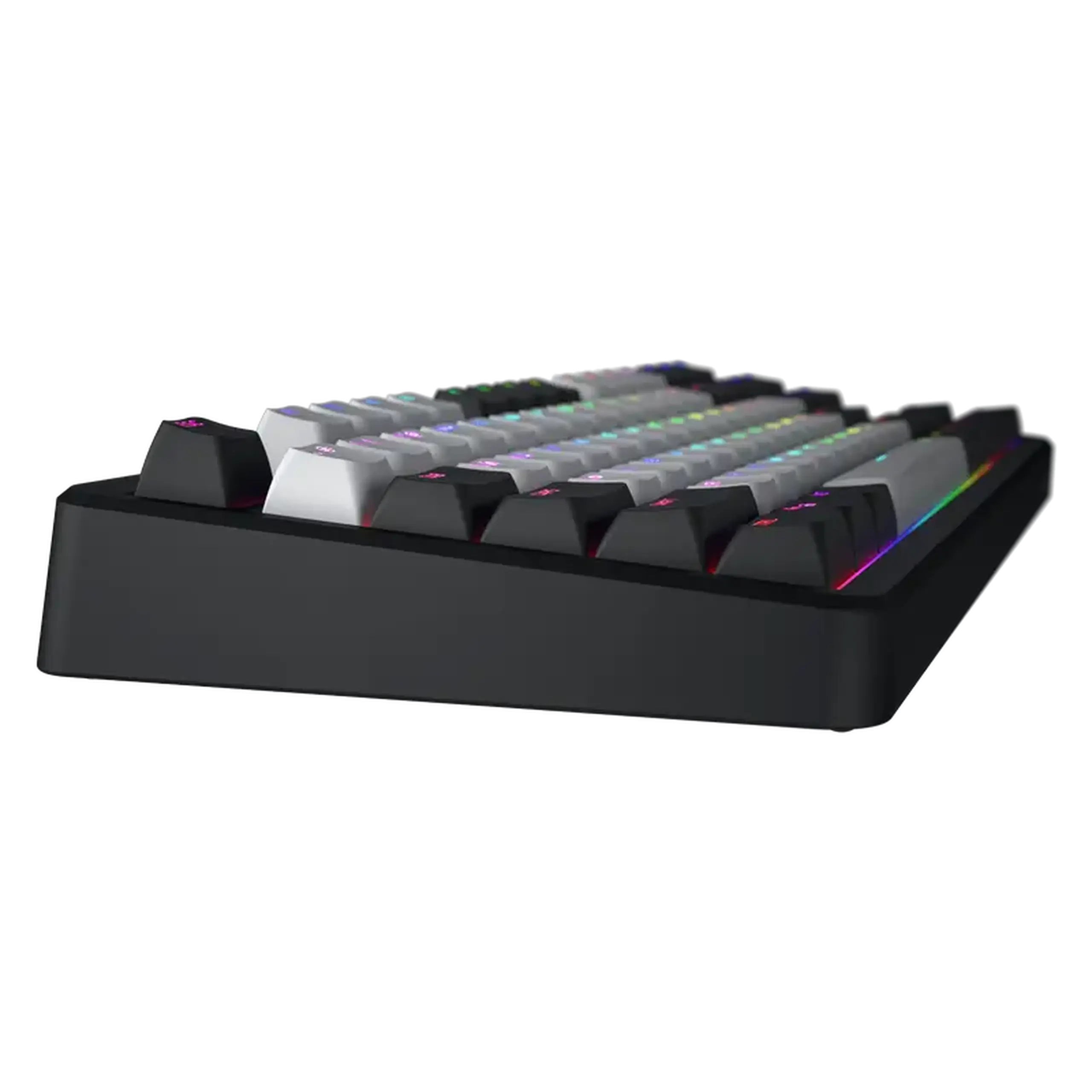 Tastatură HATOR Rockfall 3 TKL, Cu fir / Fără fir, Negru