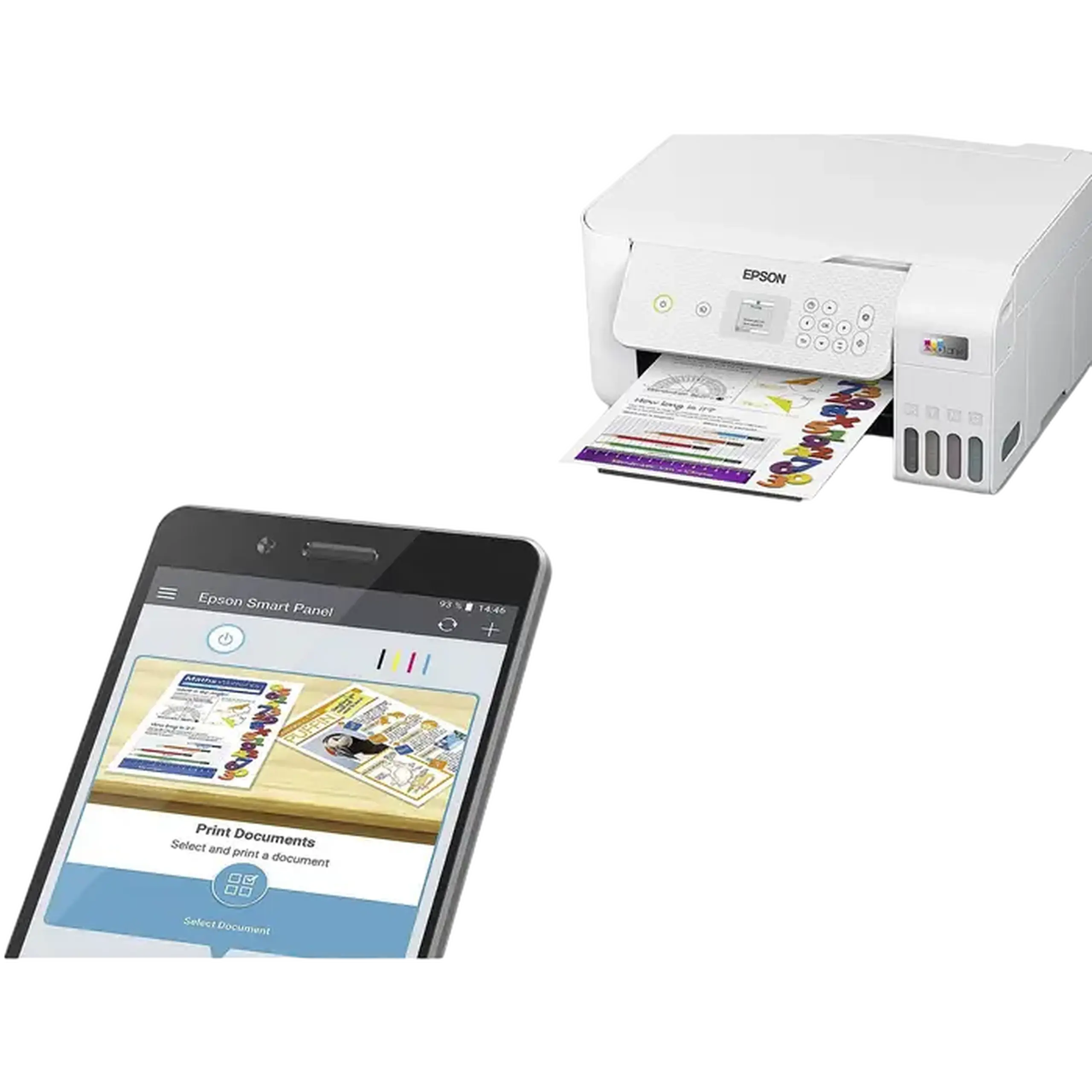 Multifunctional Inkjet Epson MFD L3266, Alb