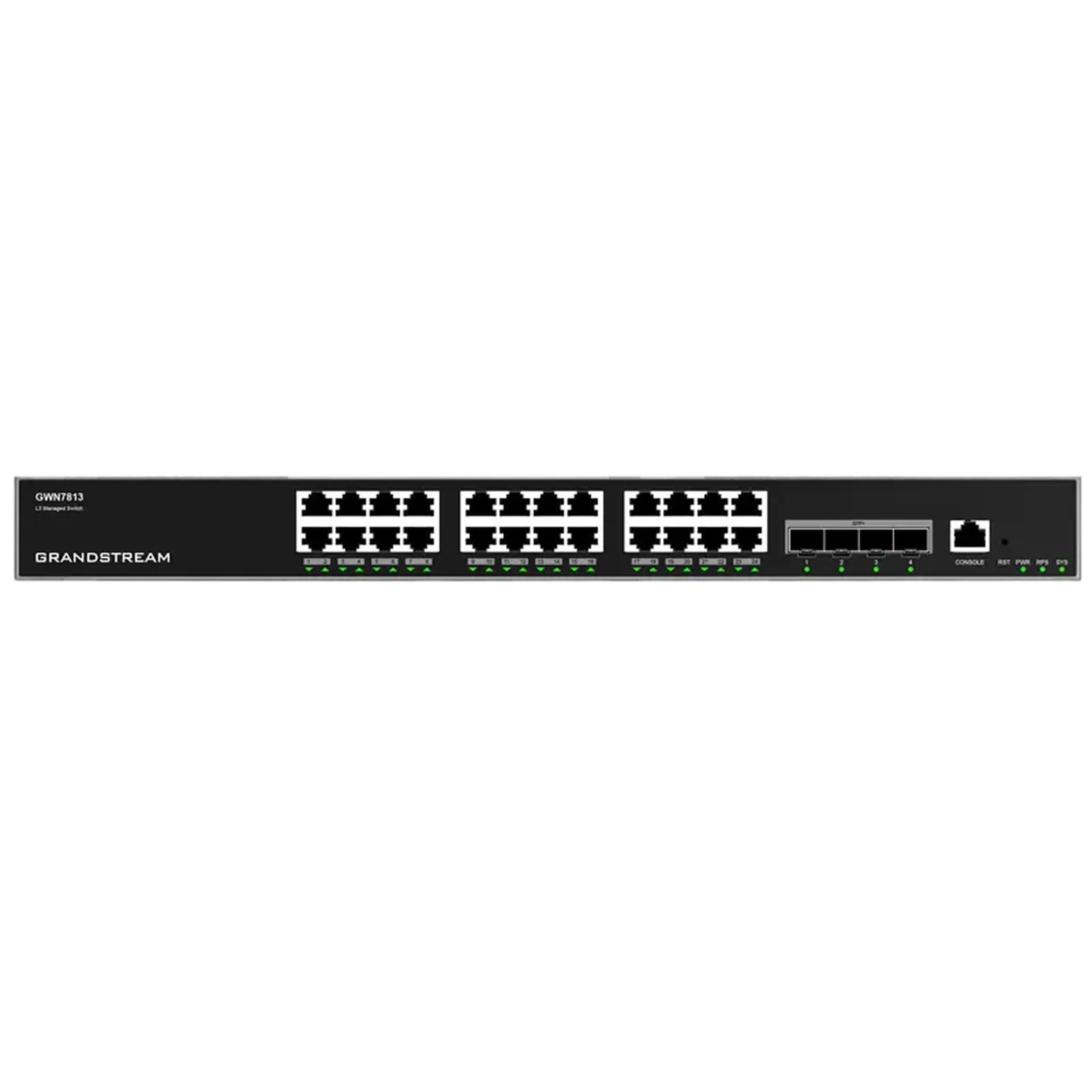 Switch de rețea Grandstream GWN7813, 24x 10/100/1000 Mbps