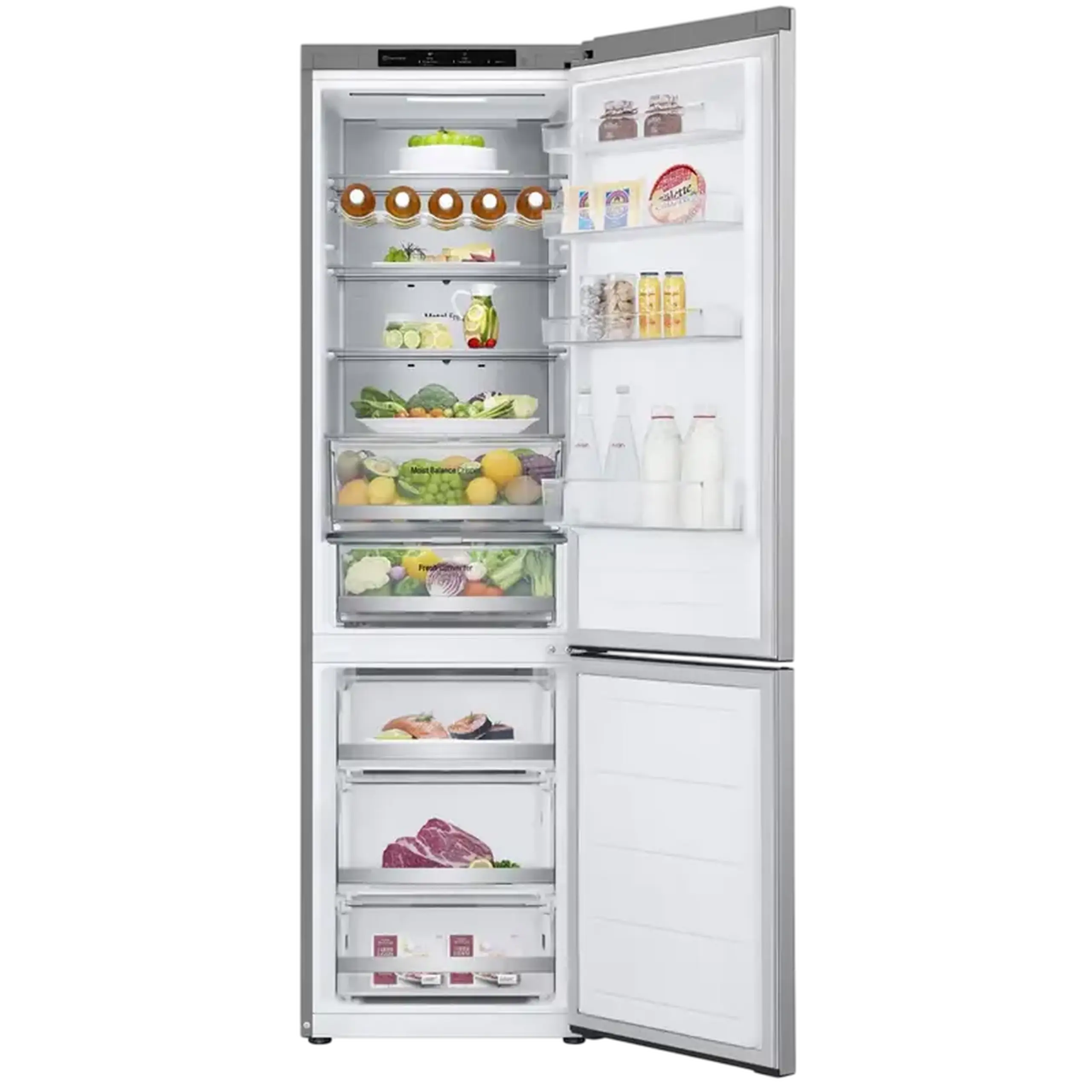Frigider LG GBV5240DPY, Oțel inoxidabil