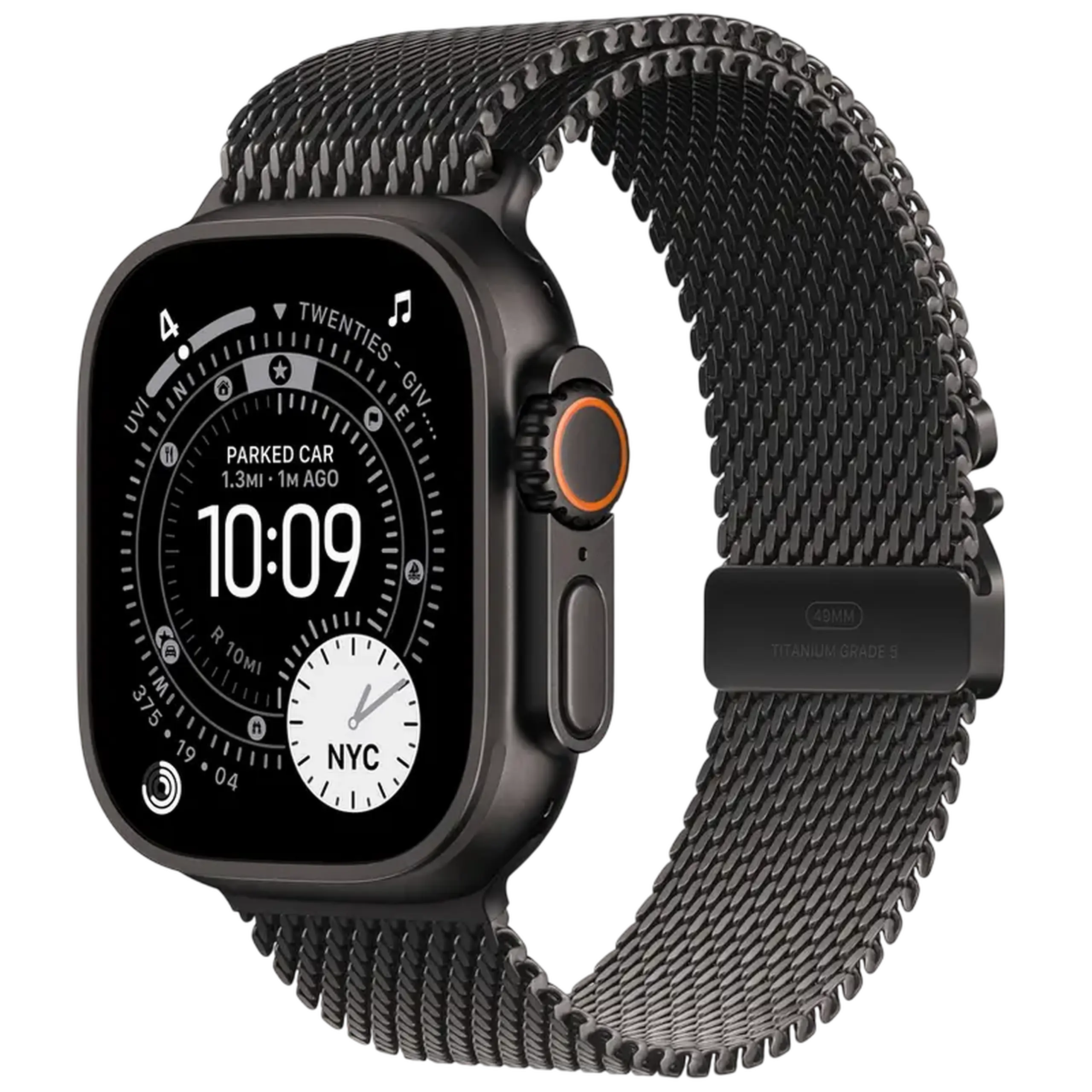 Ceas inteligent Apple Watch 3, 49mm, Black Titanium