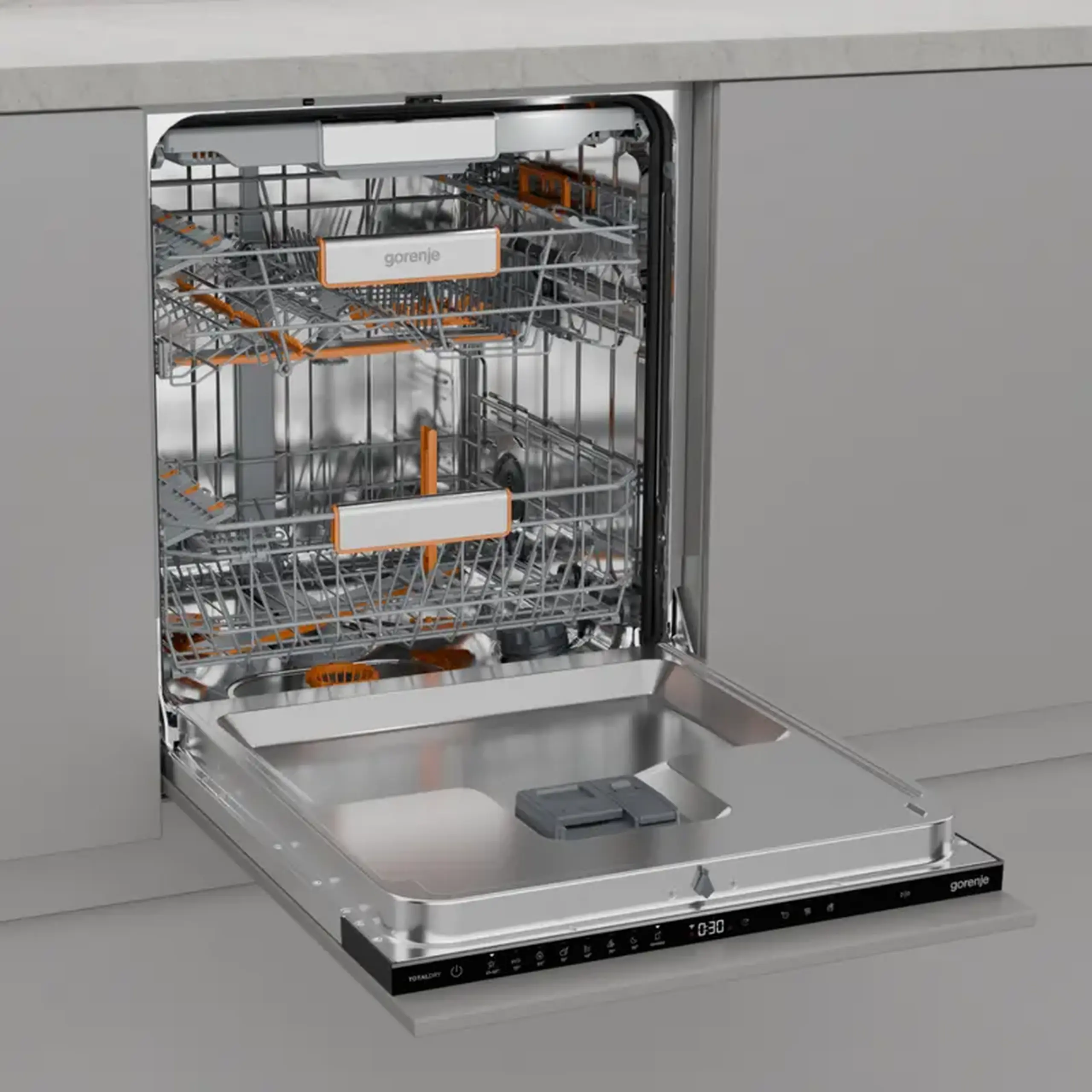 Mașină de spălat vase Gorenje GV673B66, Negru