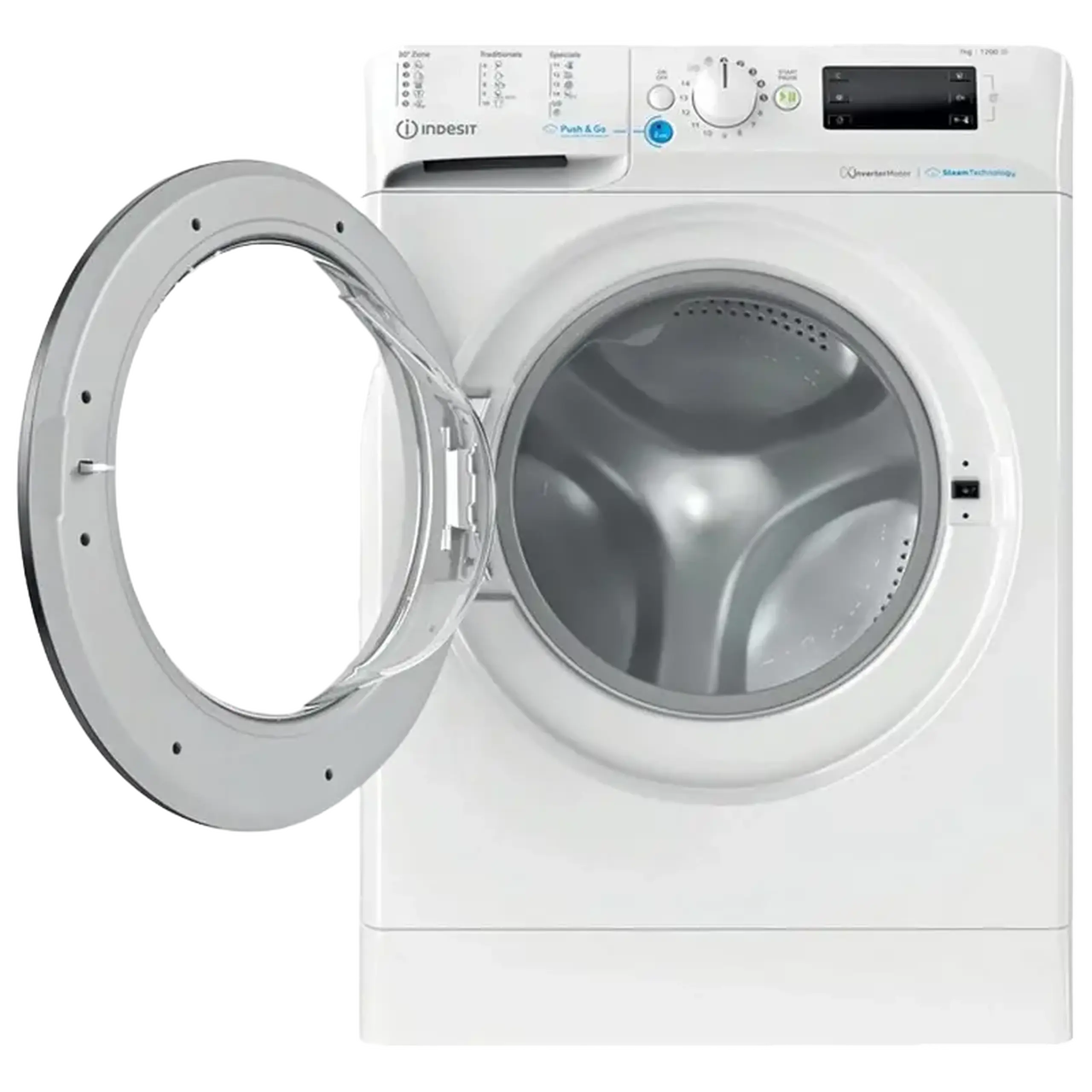 Mașină de spălat Indesit BWSE 71295 X WBV EU, 7kg, Alb