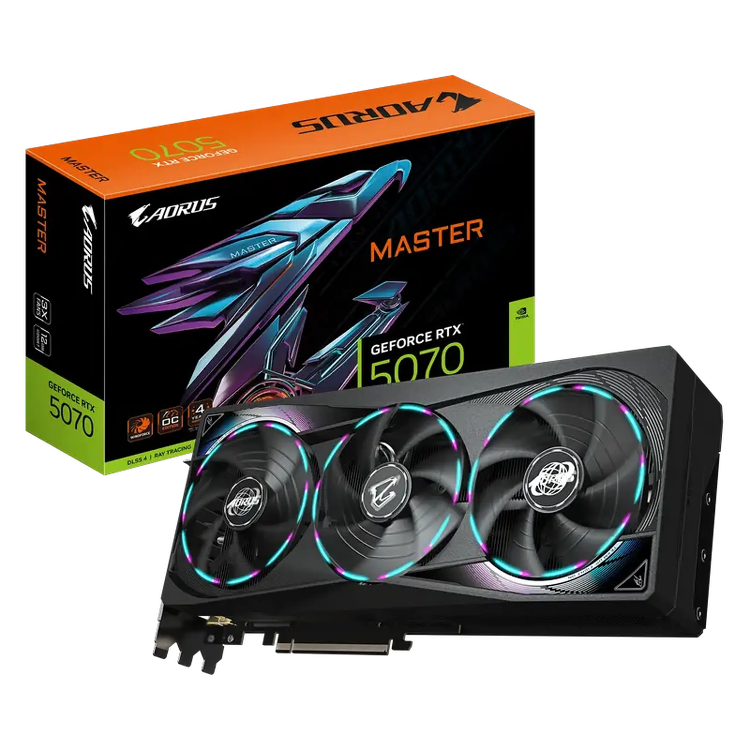 Placă Video Gigabyte GV-N5070AORUS M-12GD, 12GB GDDR7 192bit