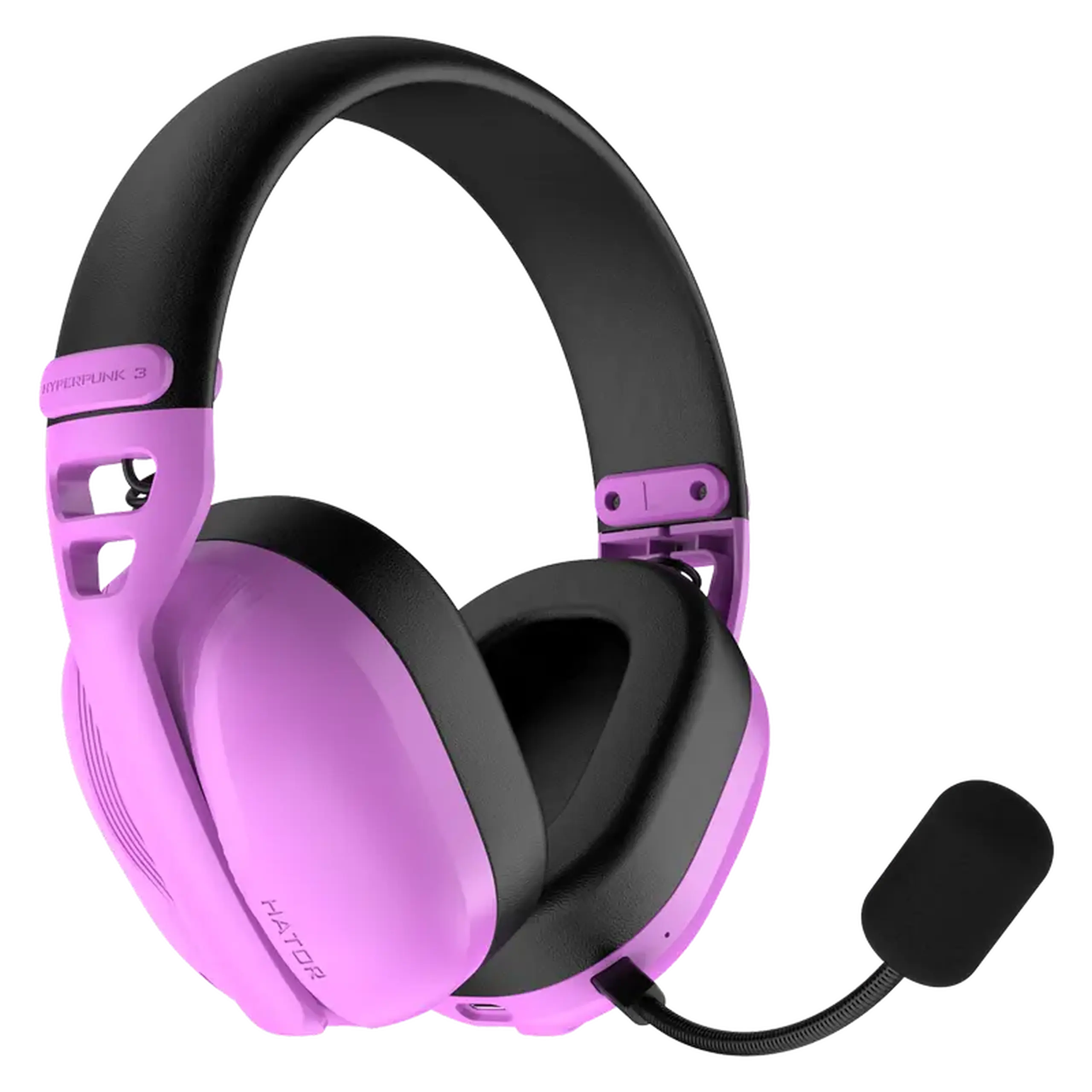 Căști gaming HATOR Hyperpunk 3, Fără fir, Cyber Violet