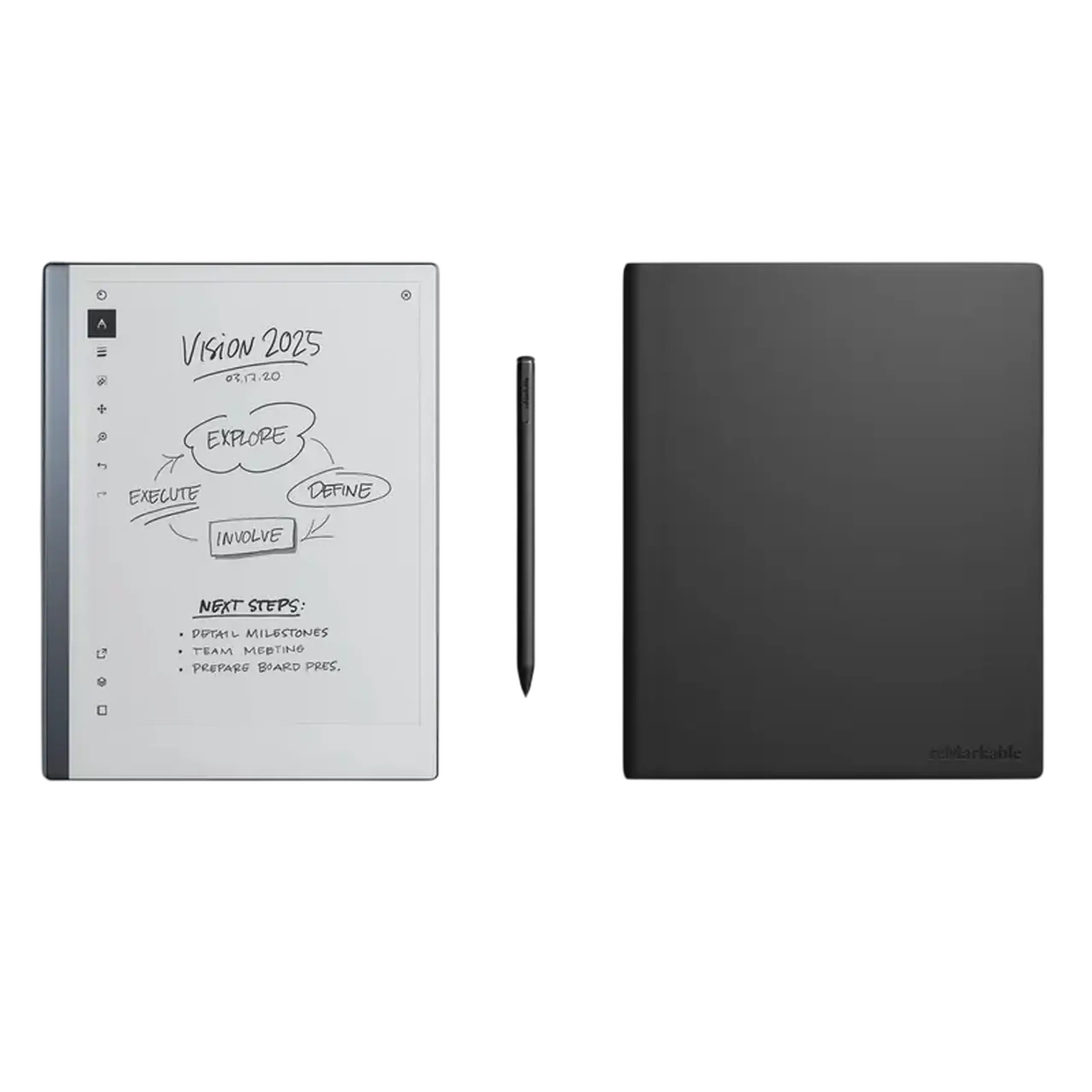 eBook Reader reMarkable 2 - Book Folio Premium, Negru