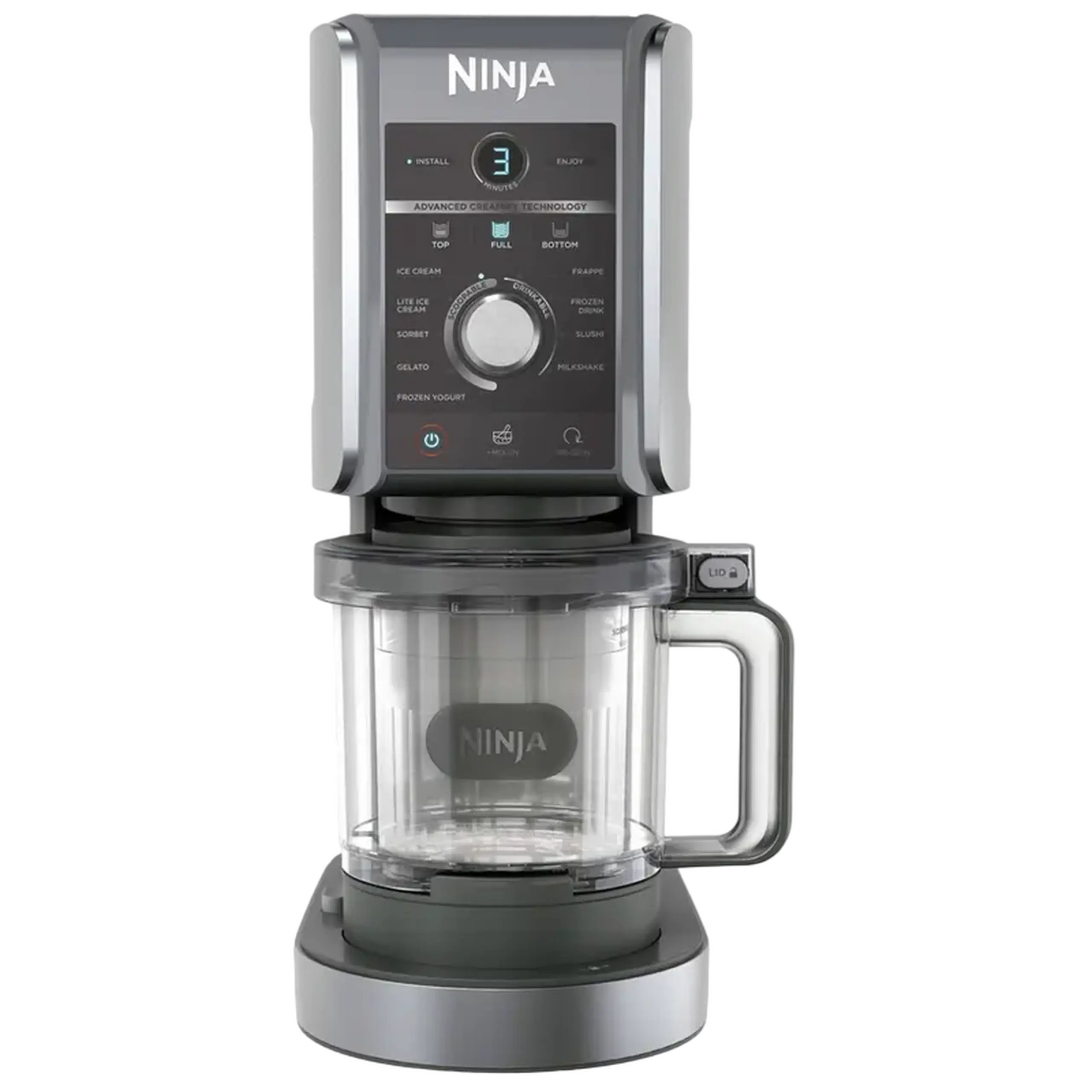 Aparat de îngheţată Ninja NC501EU, Argintiu
