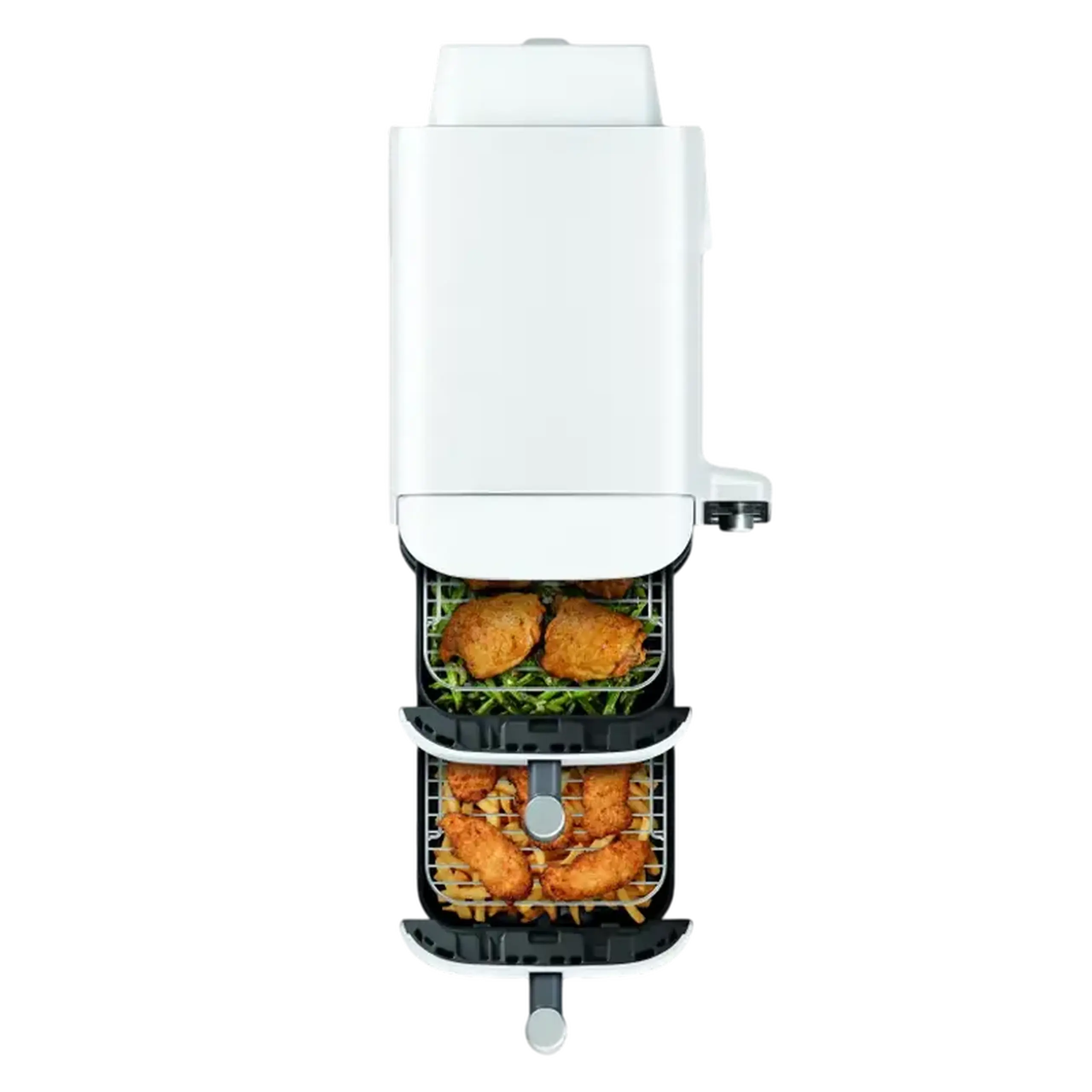Friteuză cu aer cald Ninja Double Stack XL SL400EUWH, Alb